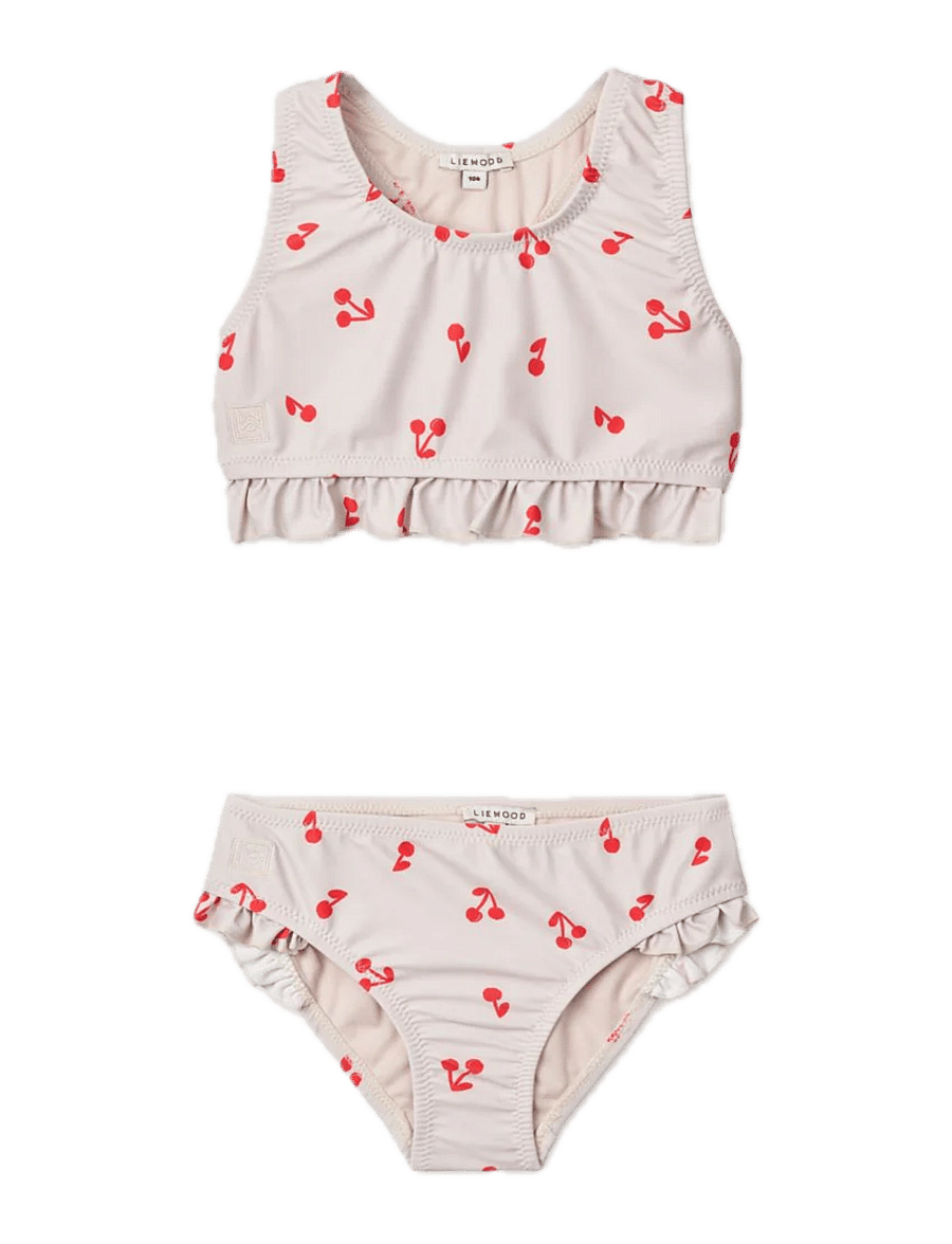 Liewood - Bellamy Bikini Set - bikiinid - cherries / sandy - 0