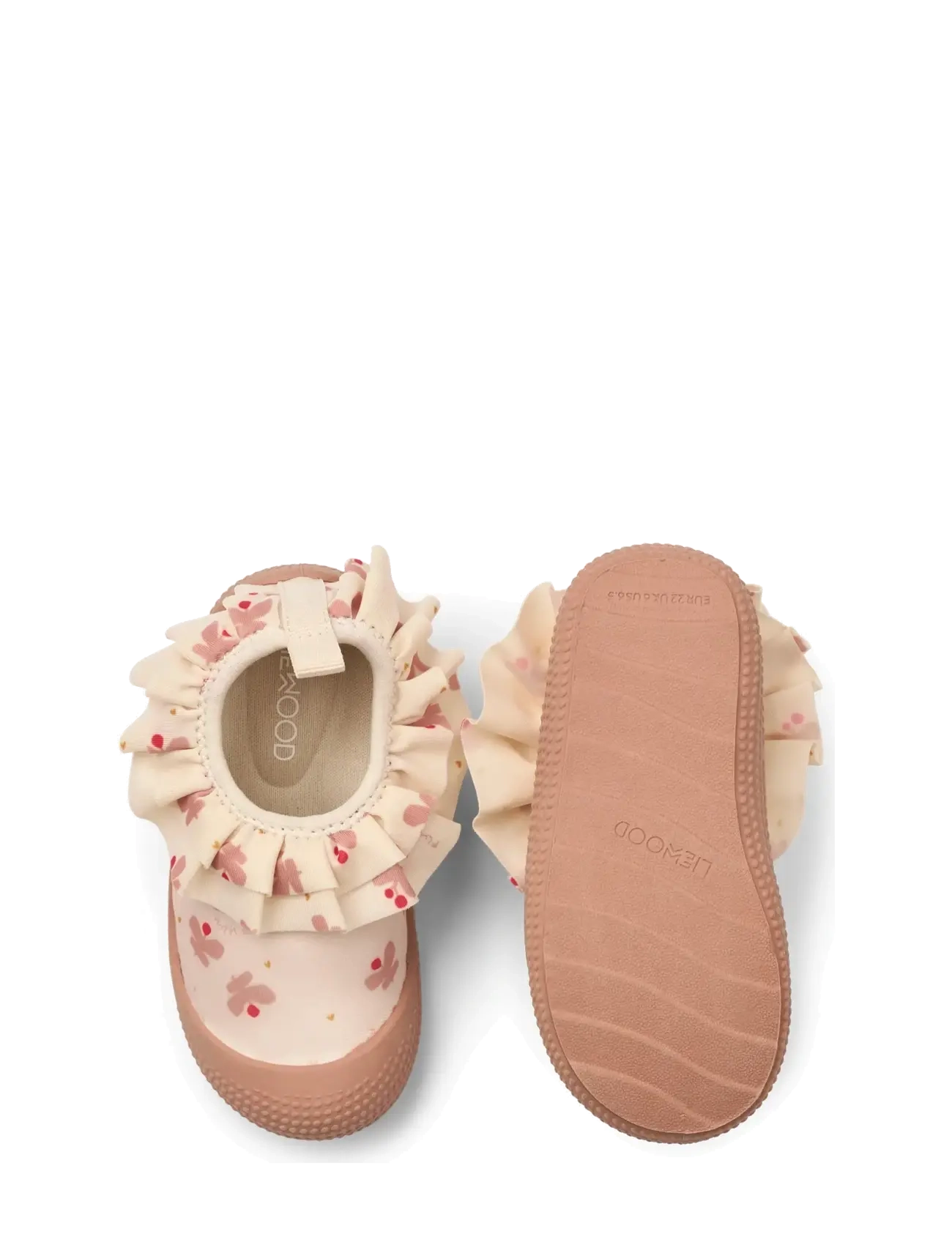 Liewood - Sanjia Flounce Sea Shoe - ujumisjalatsid - mini butterfly / apple blossom - 1