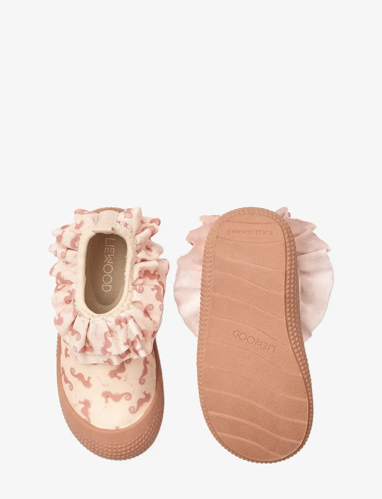 Liewood - Sanjia Flounce Sea Shoe - vandsko - seahorse / apple blossom - 1