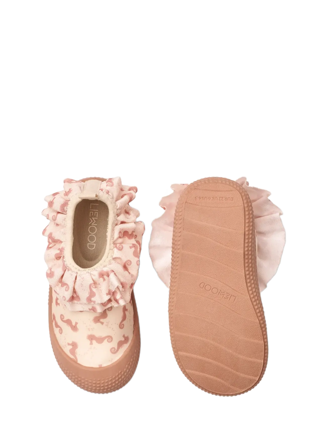 Liewood - Sanjia Flounce Sea Shoe - ujumisjalatsid - seahorse / apple blossom - 1
