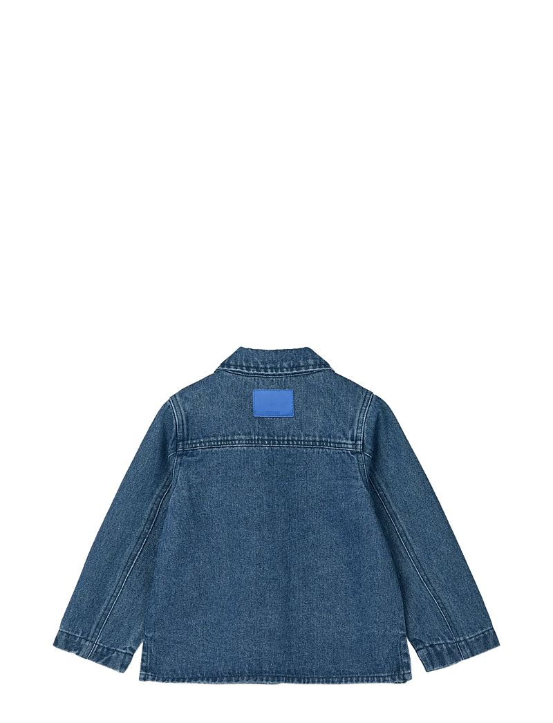 Liewood - Kinsley Placement Denim Overshirt - jeansjacken - medium blue denim - 1