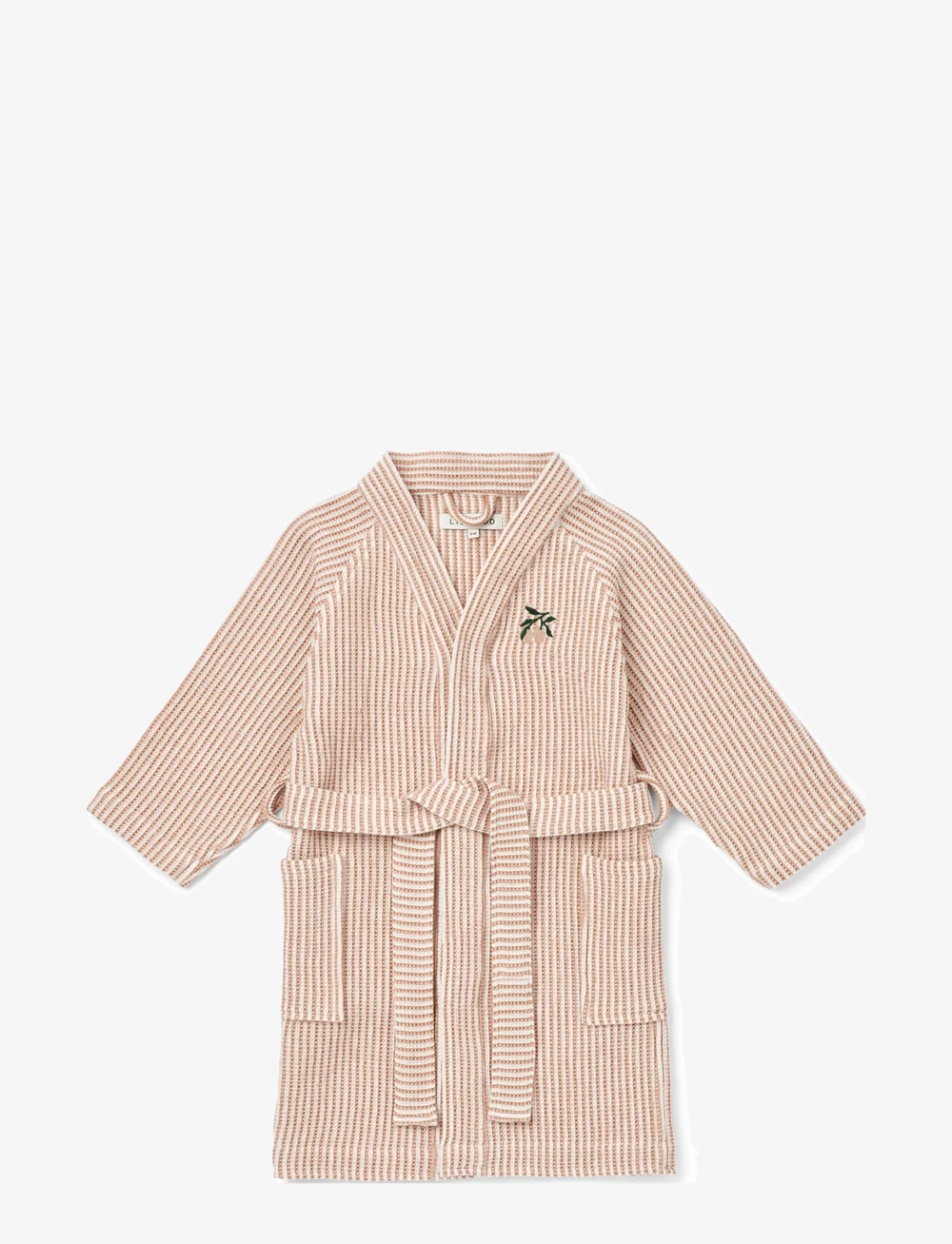 Liewood - Bertha Bathrobe - bademäntel - y/d stripe tuscany rose / creme de la creme - 0