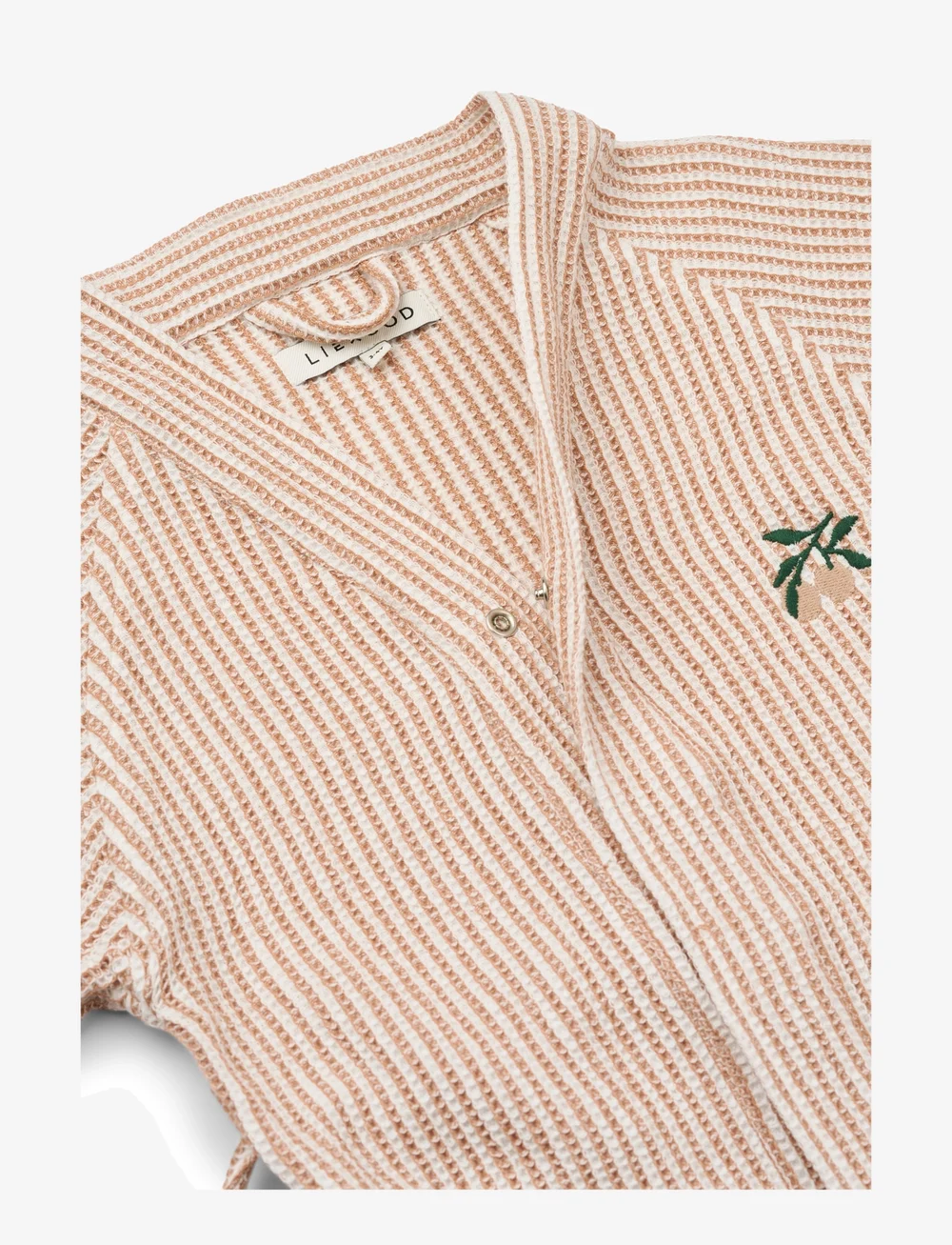 Liewood - Bertha Bathrobe - bademäntel - y/d stripe tuscany rose / creme de la creme - 2