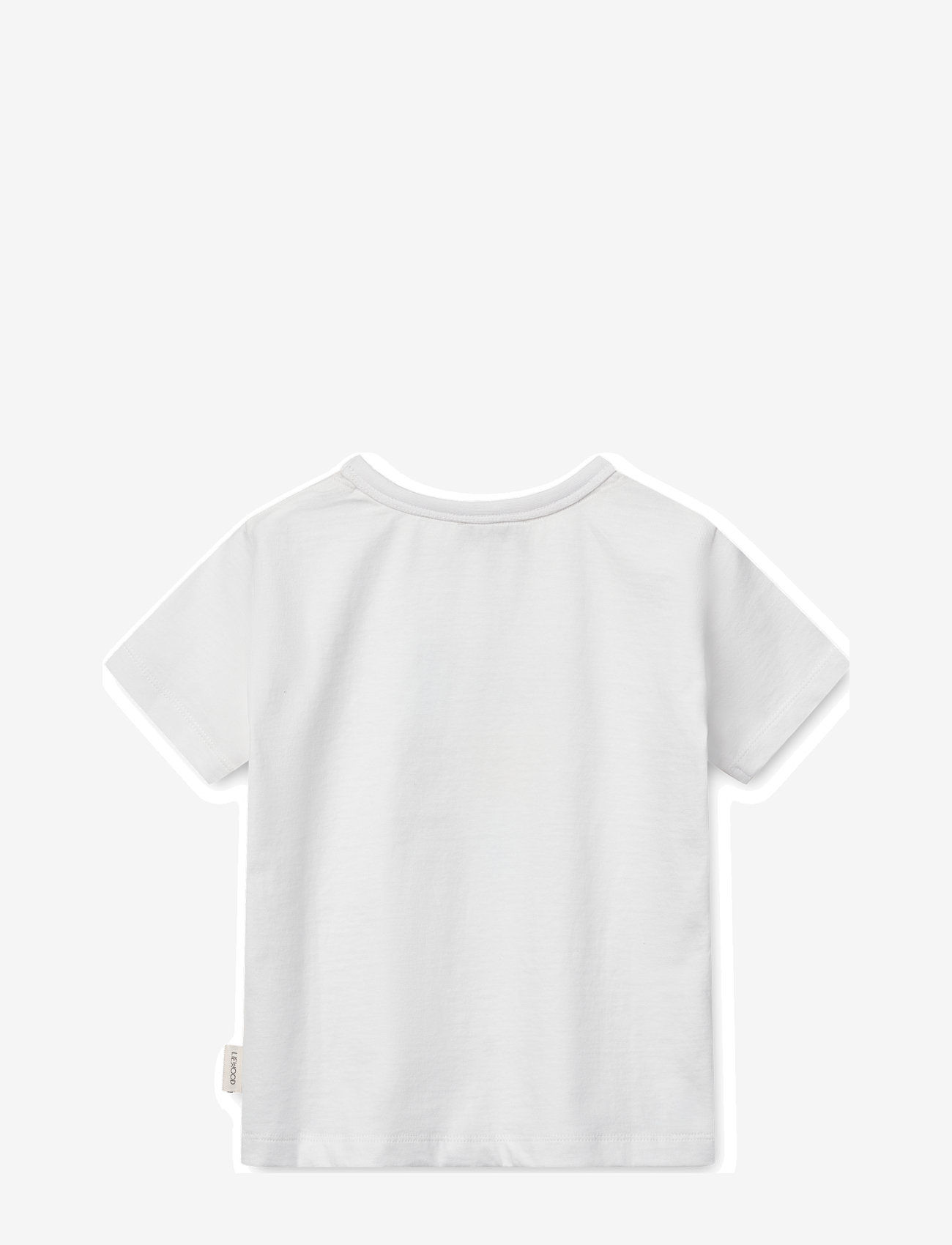 Liewood - Apia Placement Shortsleeve T-shirt - short-sleeved t-shirts - liewood pale tuscany / crisp white - 1