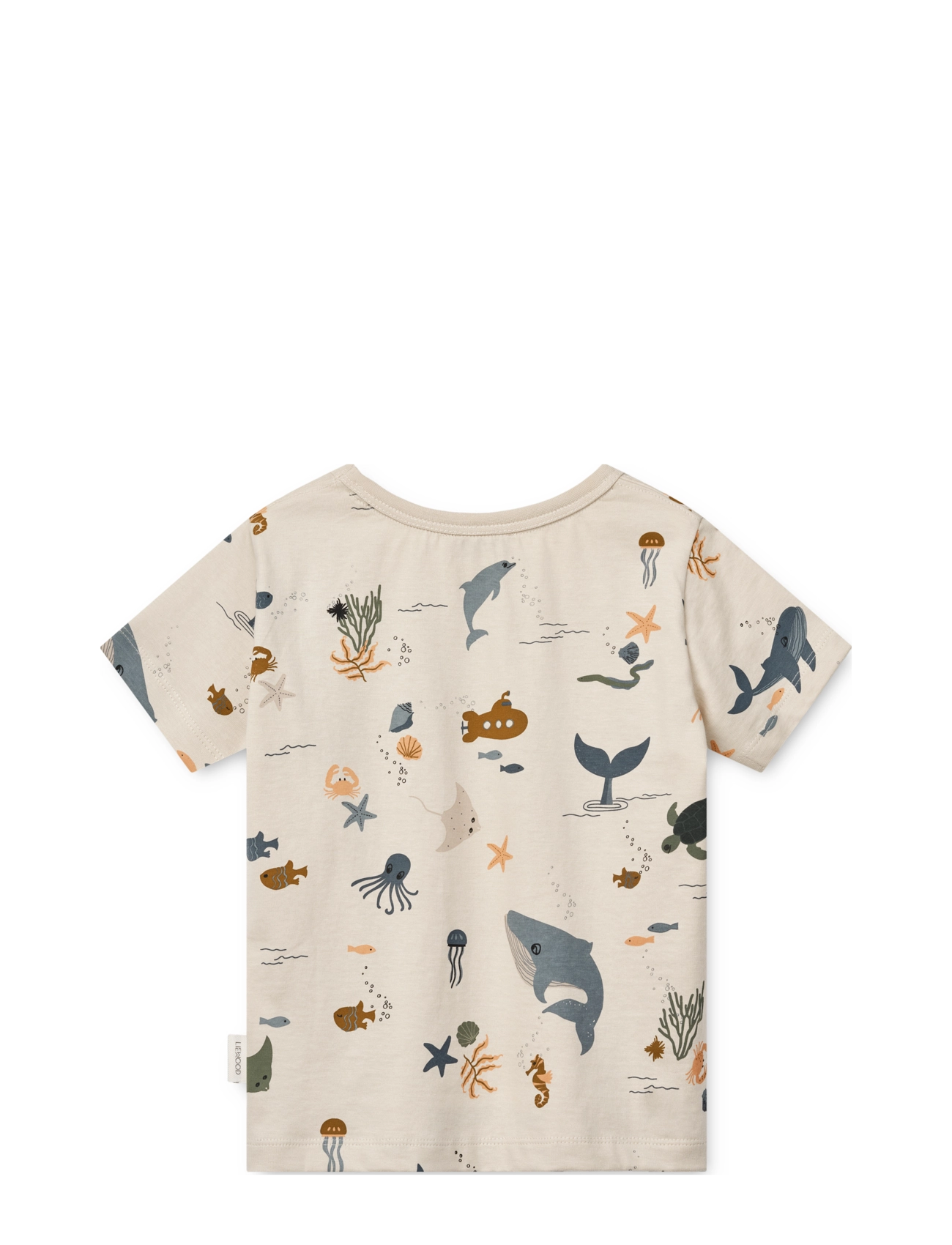 Liewood - Apia Printed Shortsleeve T-shirt - sea creature / sandy - 1