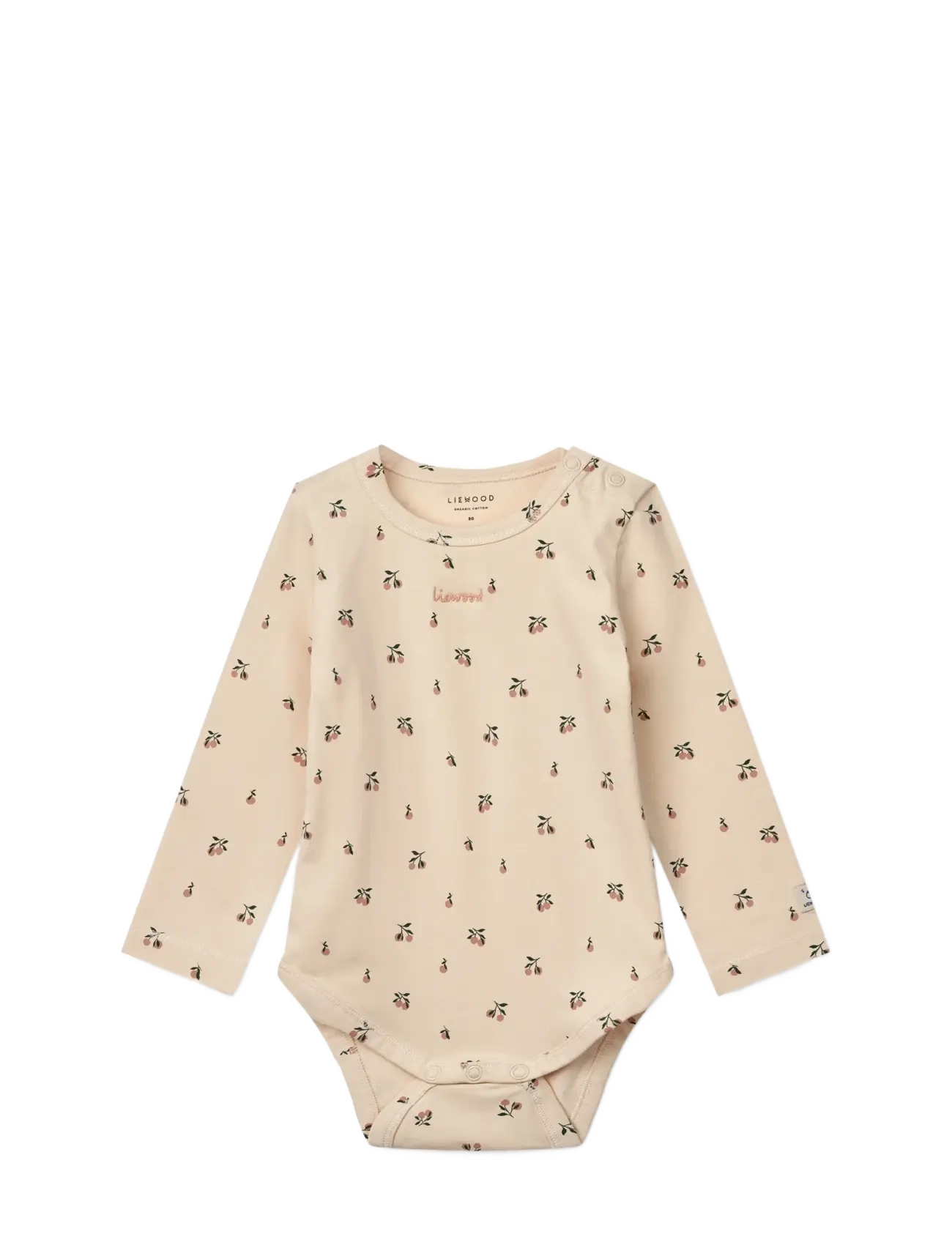 Liewood Yanni Baby LS Bodystocking - Heldrakter - PEACH MINI / SEA SHELL / cream