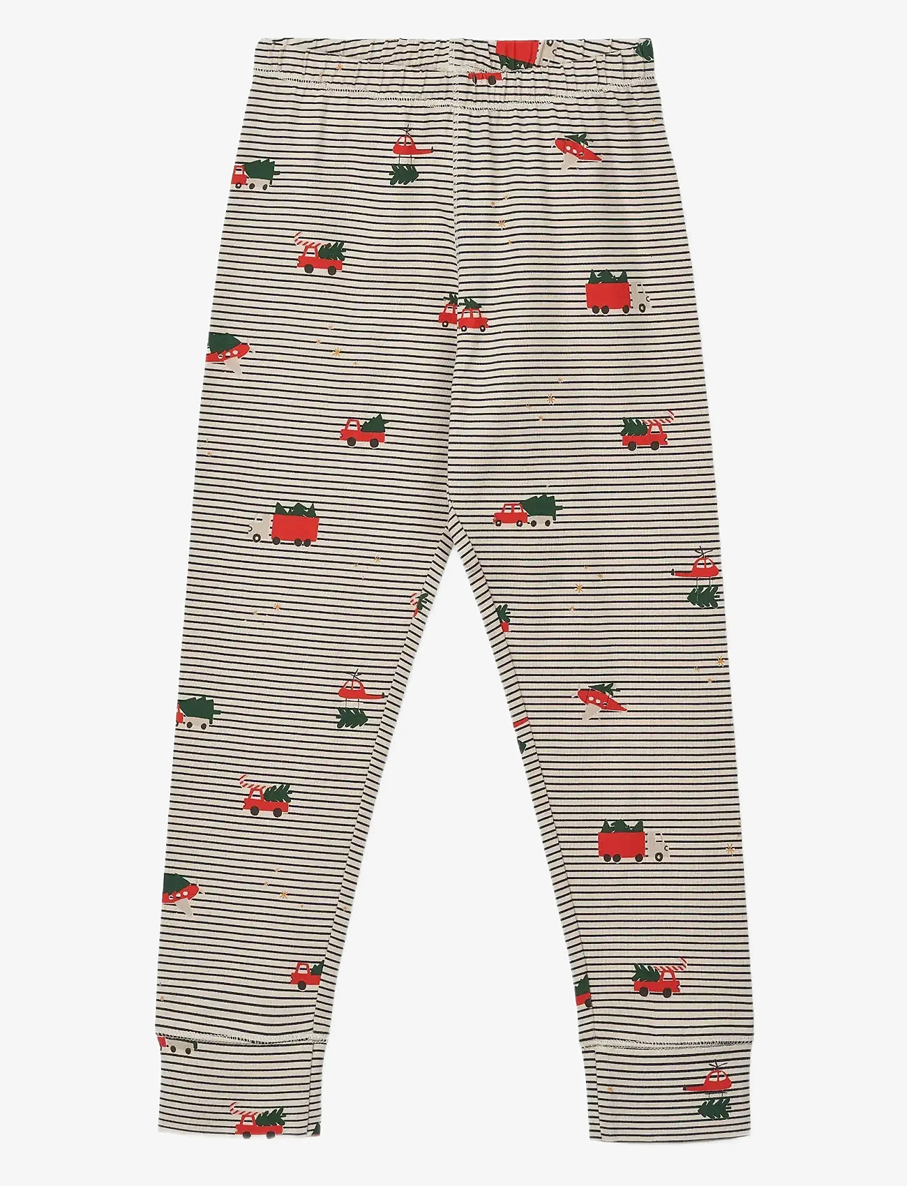 Liewood - Wilhelm Printed Pyjamas Set - pyjamasset - holiday vehicle  / stripe navy - 2