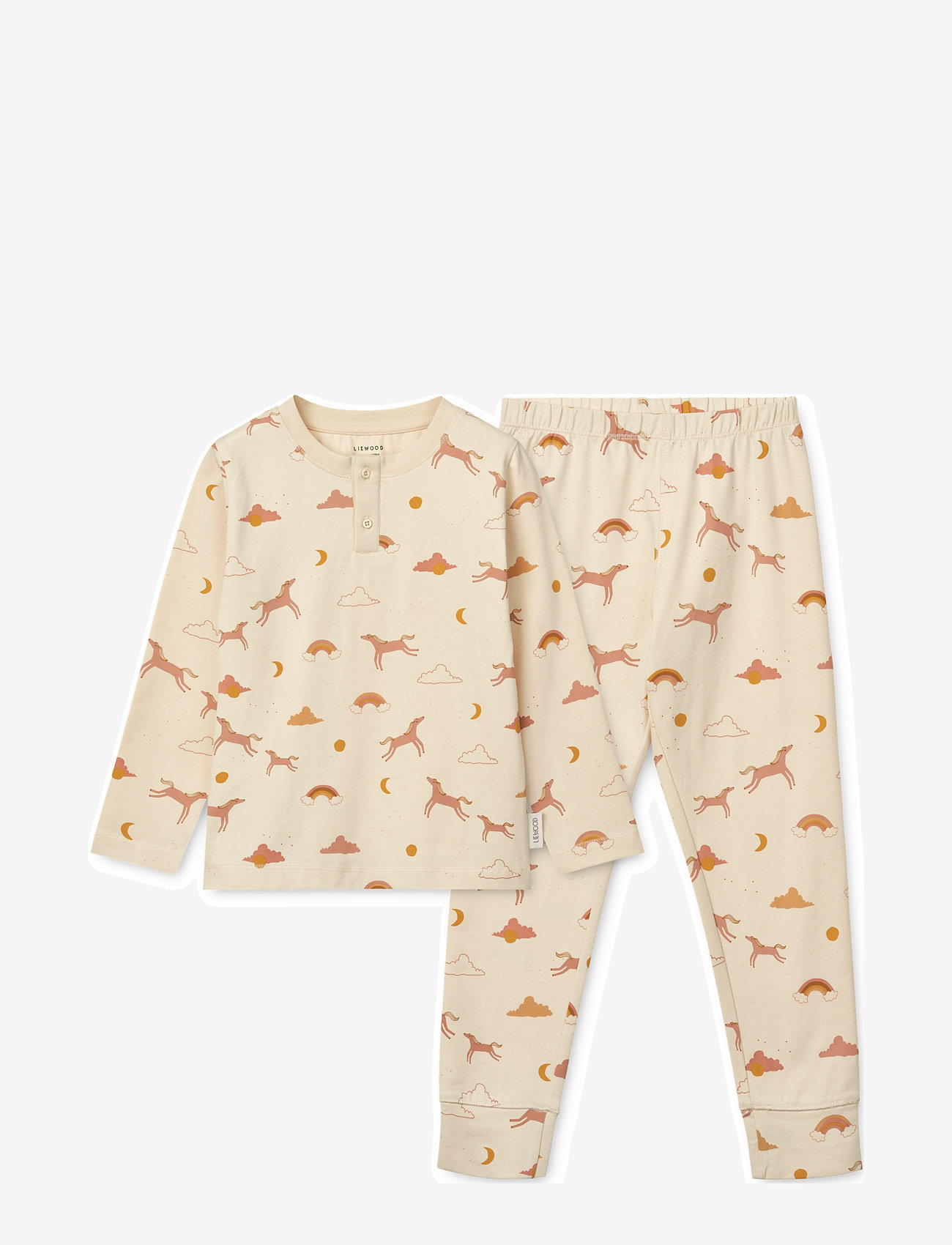 Liewood - Wilhelm printed pyjamas set - komplektid - dream / ecru - 0