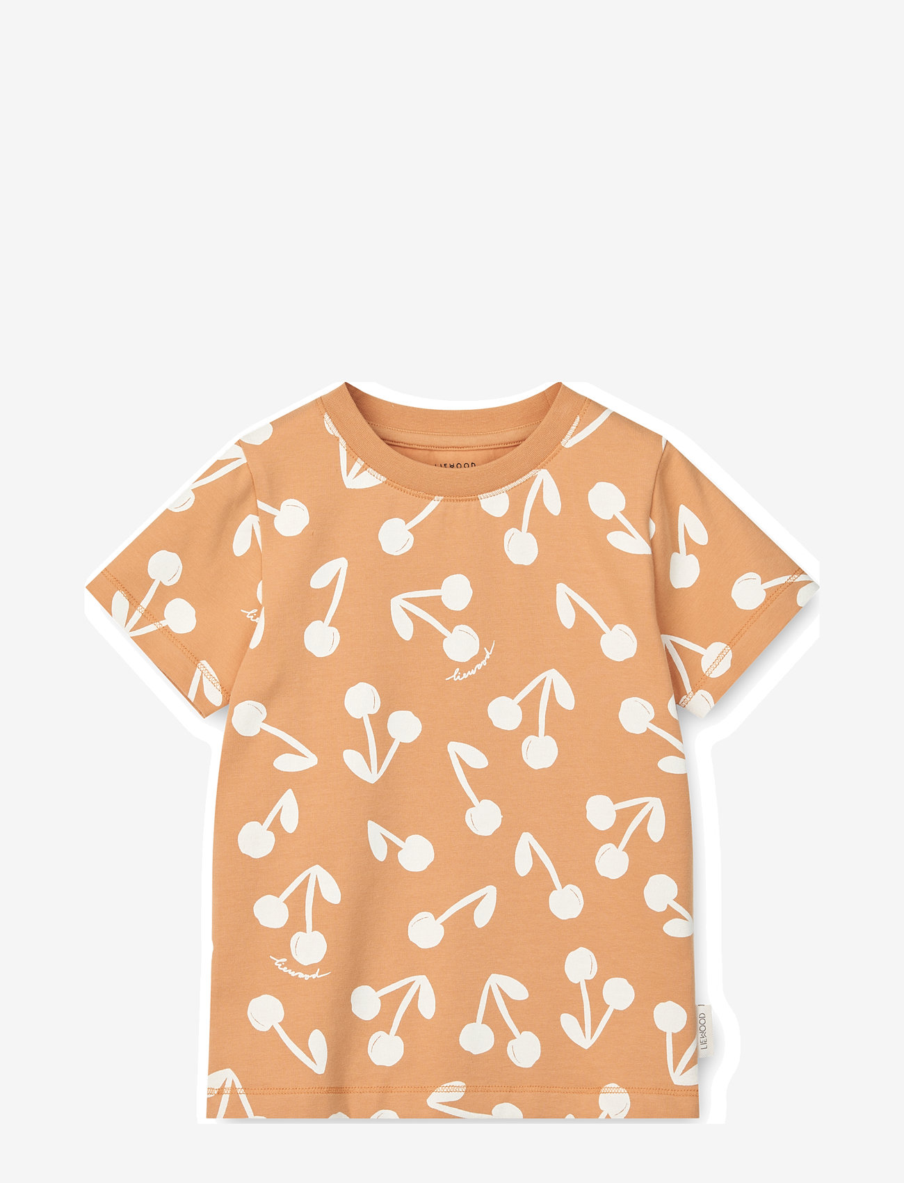 Liewood - Ilford Printed Set - sæt med kortærmet t-shirt - cherry blossom / light apricot - 1