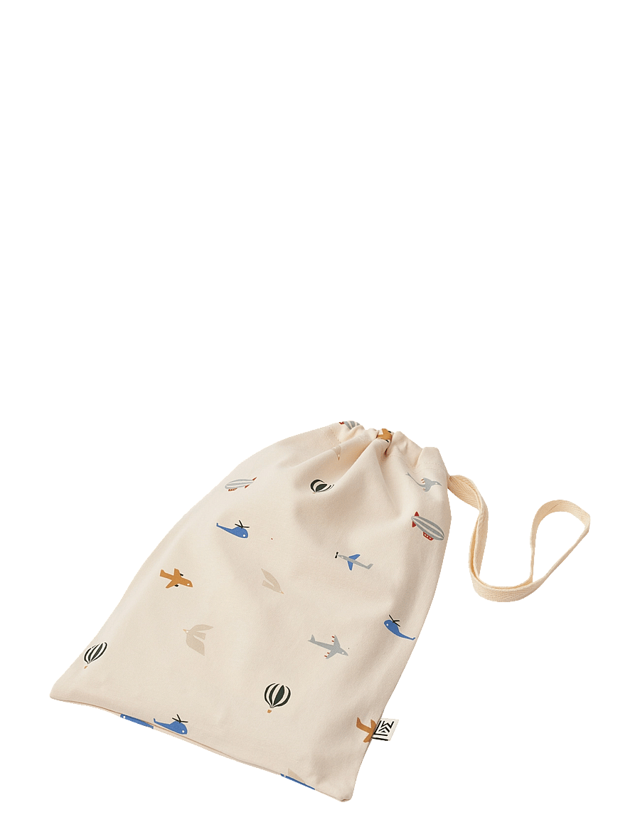 Liewood - Birk Printed Pyjamas Jumpsuit - sovoveraller - aviator / ecru - 1