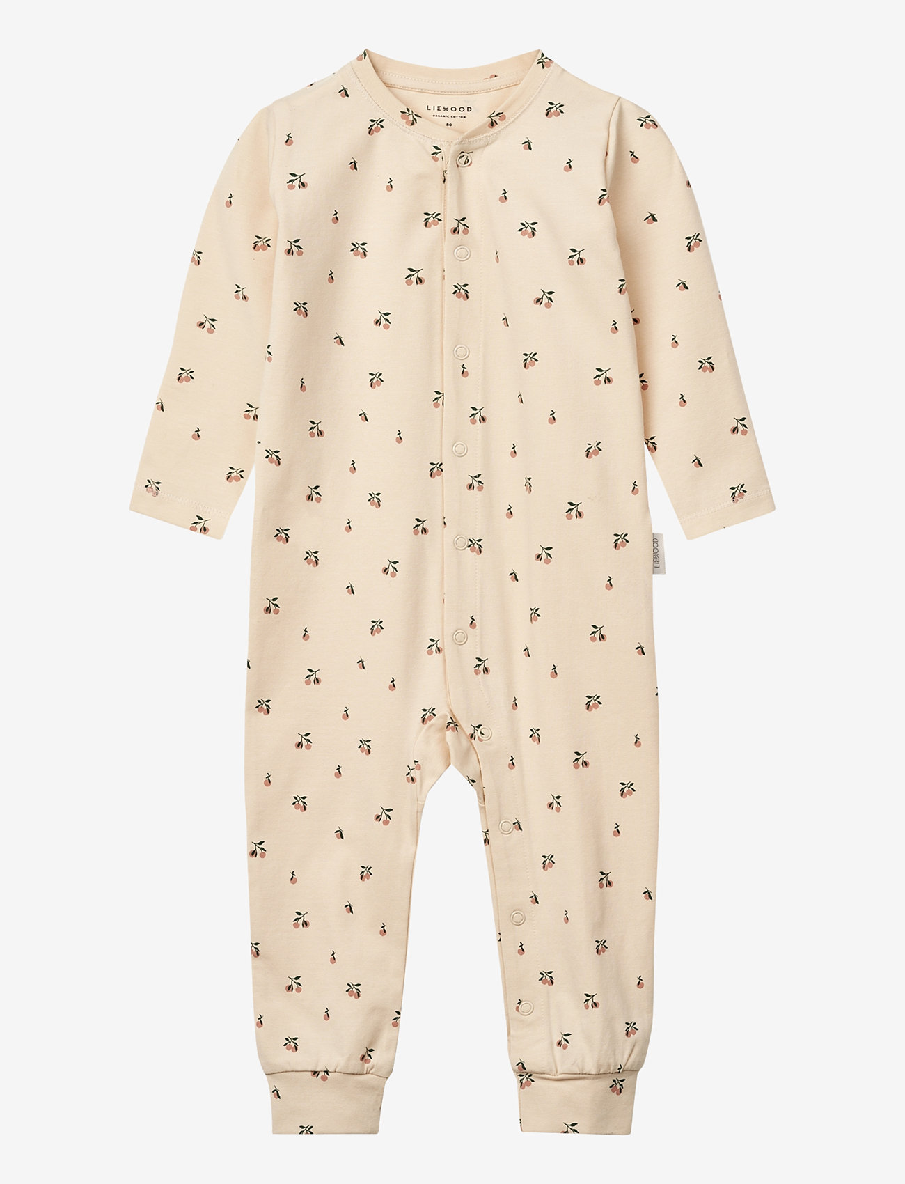 Liewood - Birk Printed Pyjamas Jumpsuit - peach mini / sea shell - 0