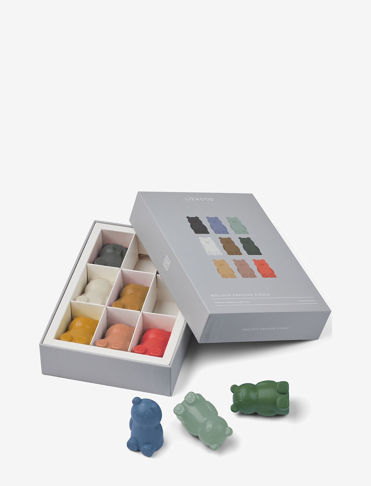 Liewood - Wallace Crayons 9-Pack - pencils - yellow mellow multi mix - 0