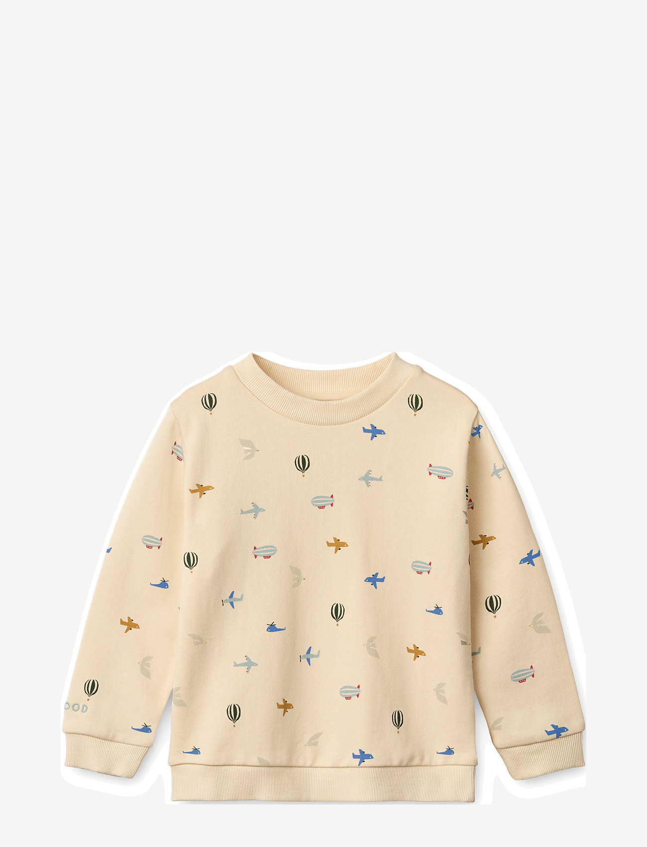 Liewood - Thora Printed Sweatshirt - efterårstøj - aviator / ecru - 0