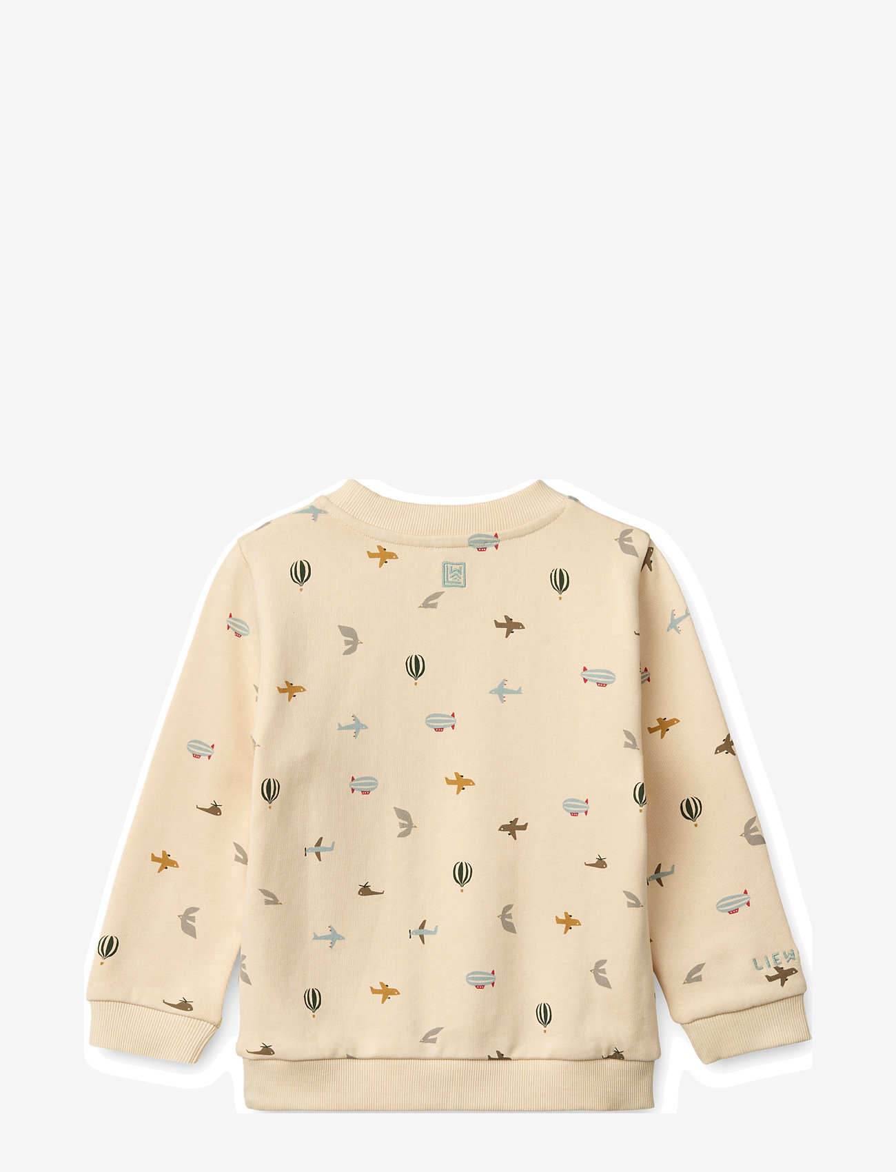 Liewood - Thora Printed Sweatshirt - efterårstøj - aviator / ecru - 1