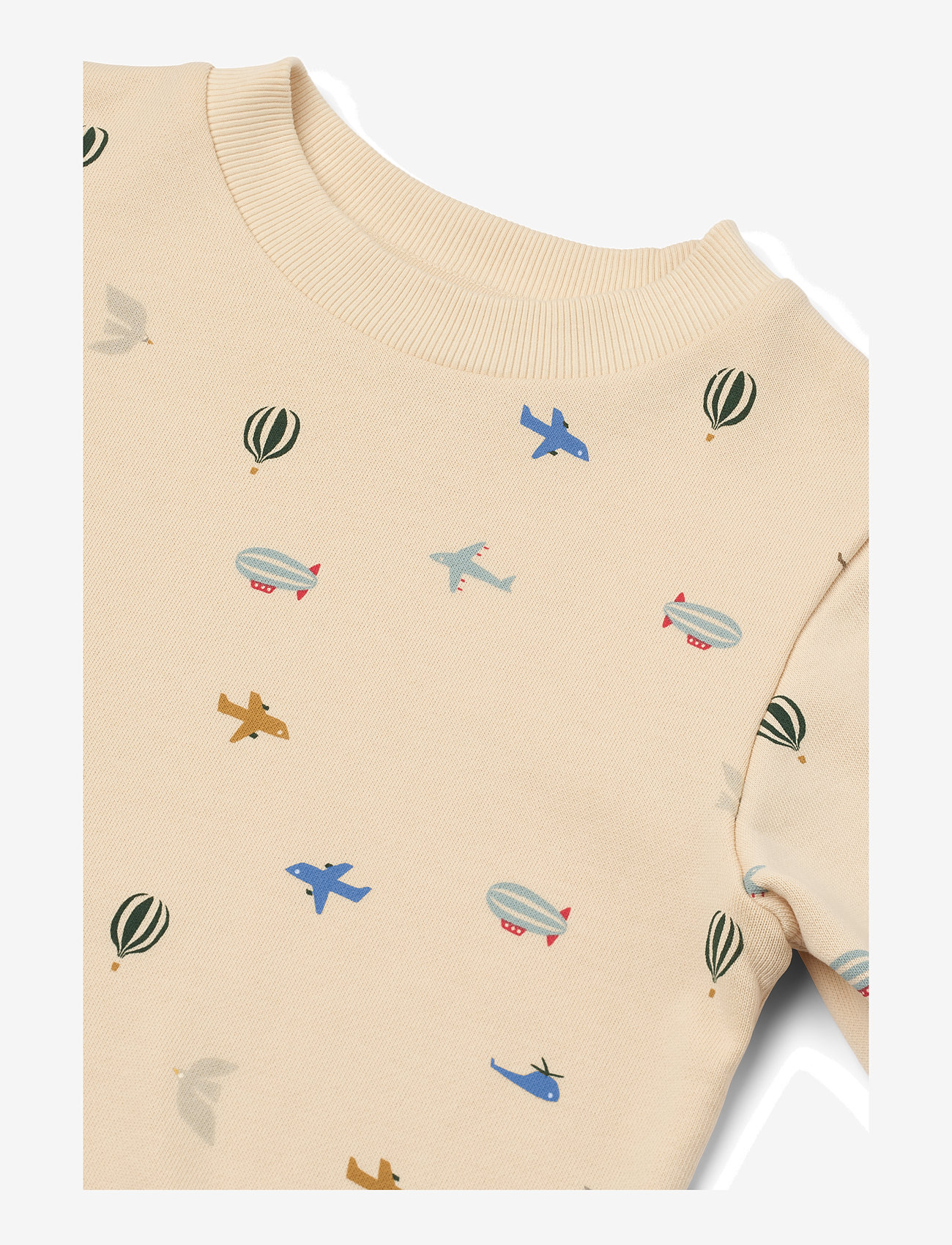 Liewood - Thora Printed Sweatshirt - efterårstøj - aviator / ecru - 2