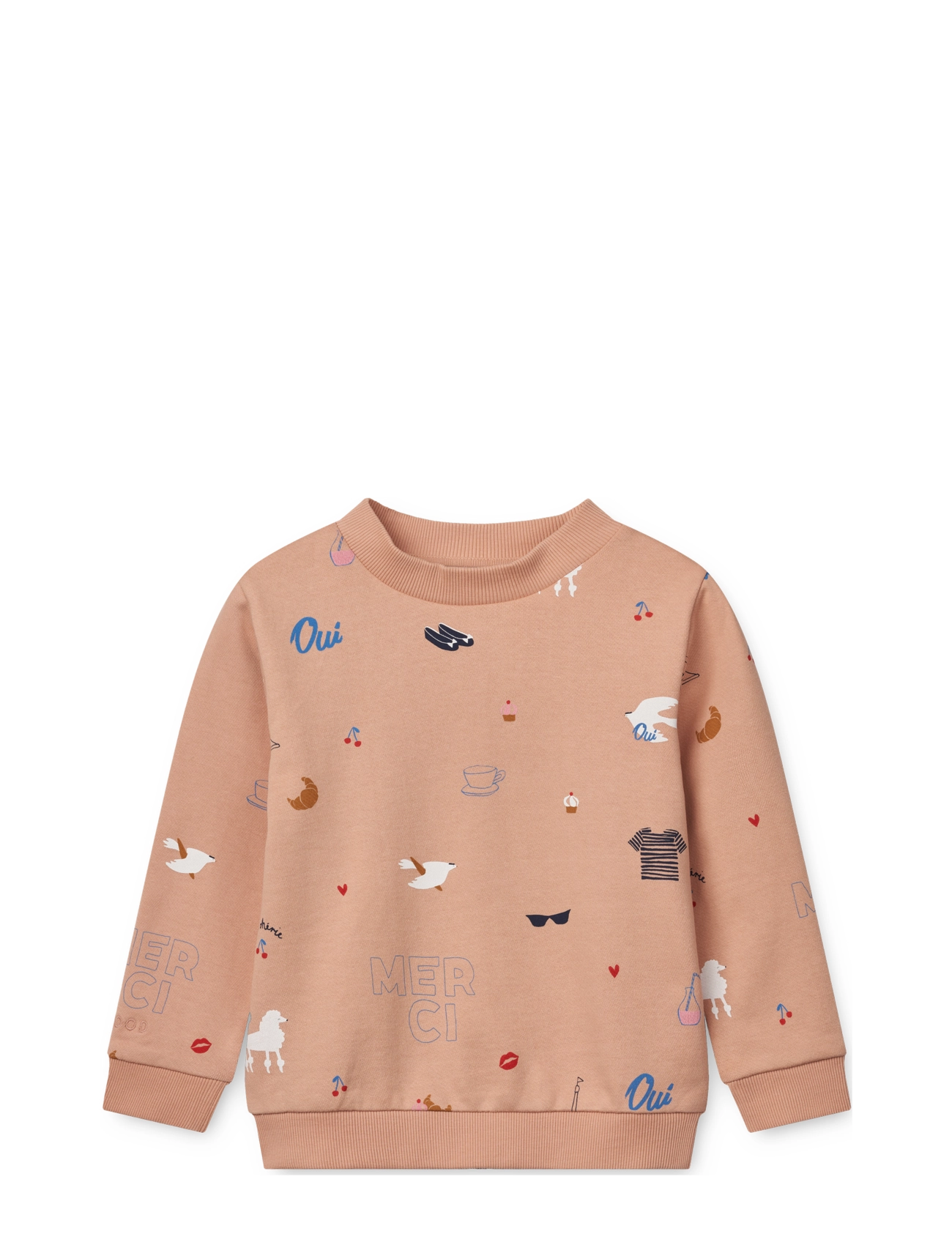 Liewood Thora Printed Sweatshirt - Overdele - PARIS / PALE TUSCANY / pink/rose