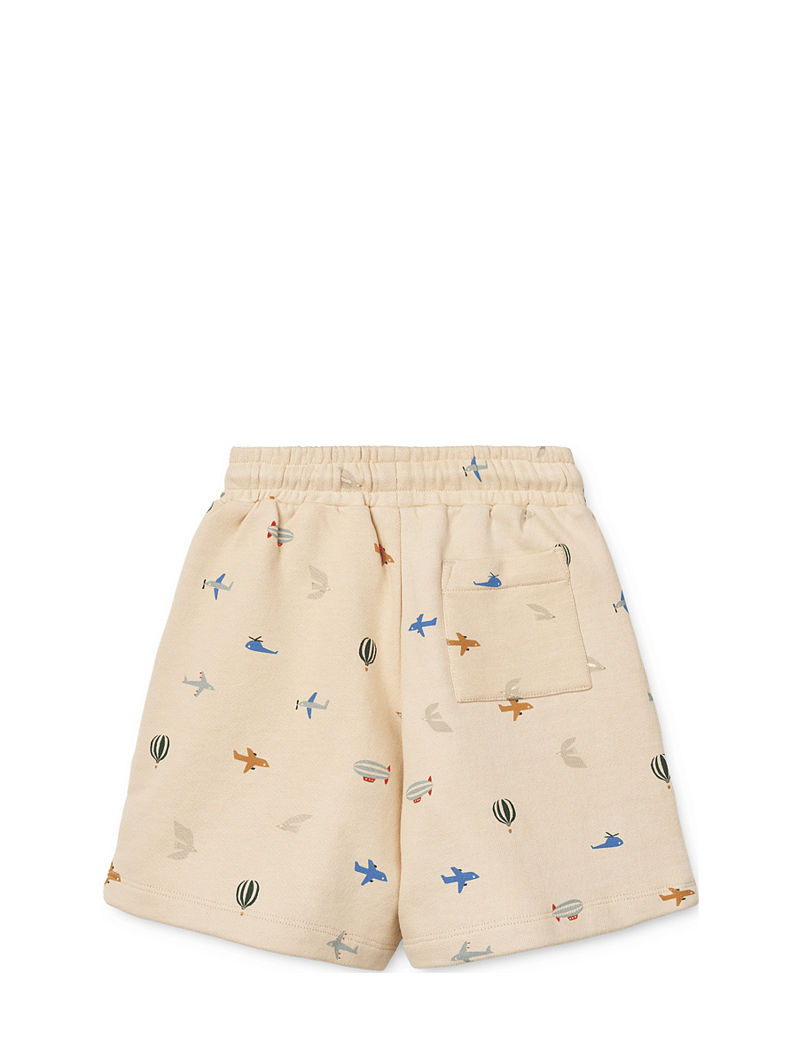 Liewood - Gram Printed Sweatshorts - sweatshorts - aviator / ecru - 1