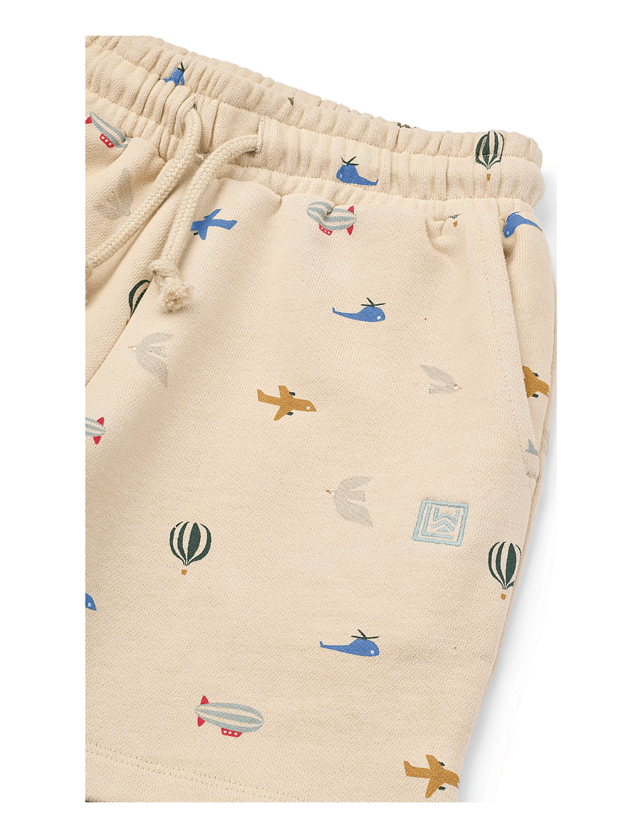 Liewood - Gram Printed Sweatshorts - sweatshorts - aviator / ecru - 2