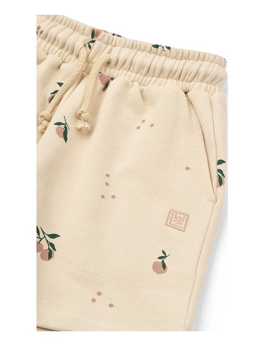 Liewood - Gram Printed Sweatshorts - lühikesed dressipüksid - peach / sea shell - 2