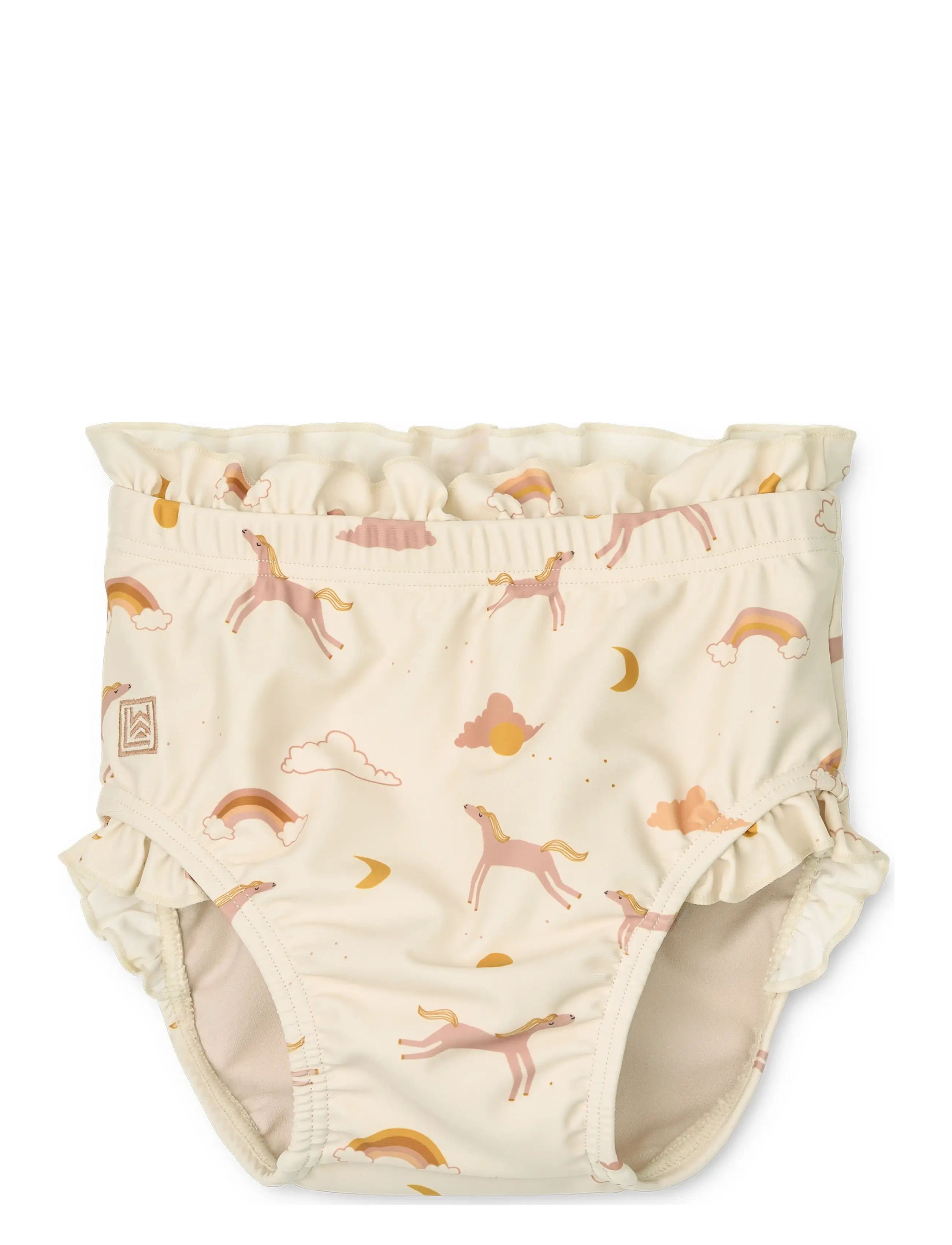 Liewood Manilla Baby Swim Pants, 56, Beige, Badetøj > Bindetrusser, Børn