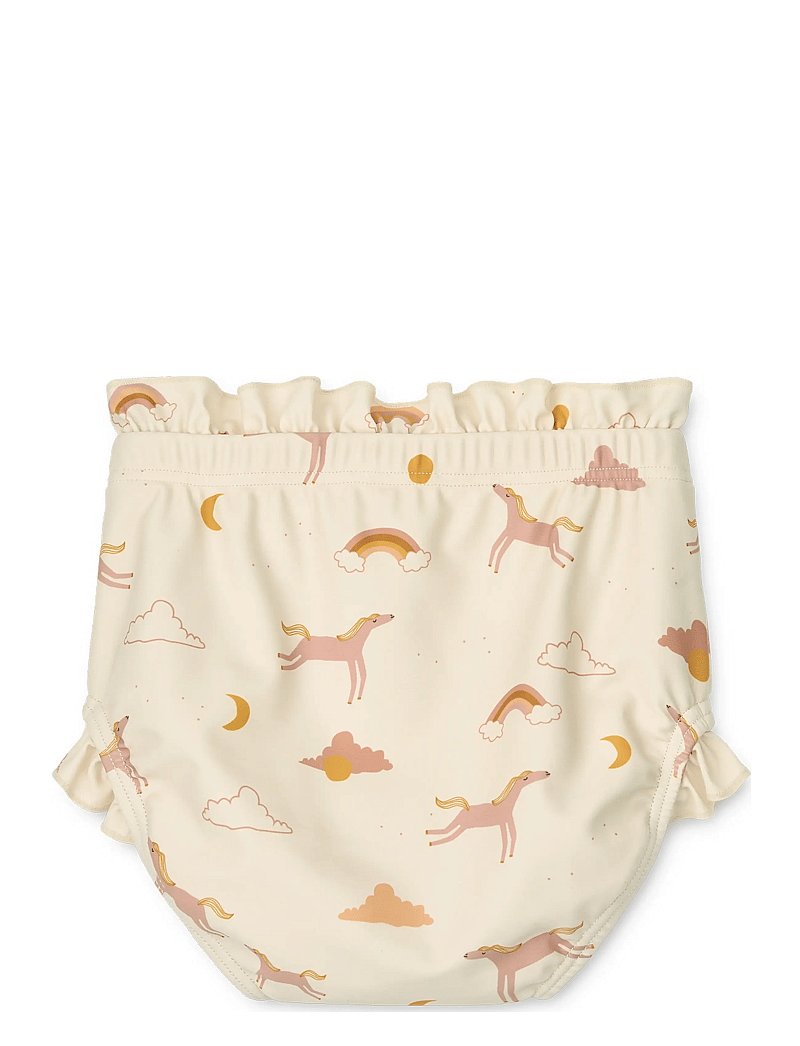 Liewood - Manilla Baby Swim Pants - badblöjor - dream / ecru - 1