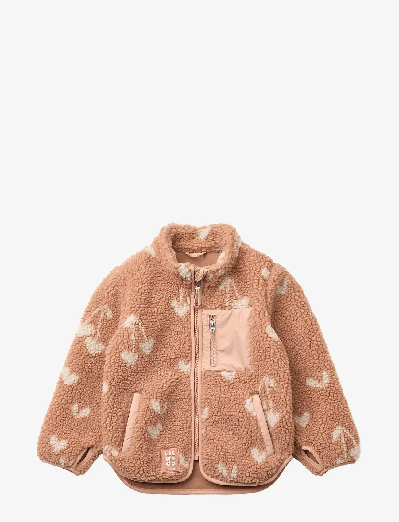 Liewood - Nolan Pile Jacket - fleecejacken - sweethearts / pale tuscany - 1