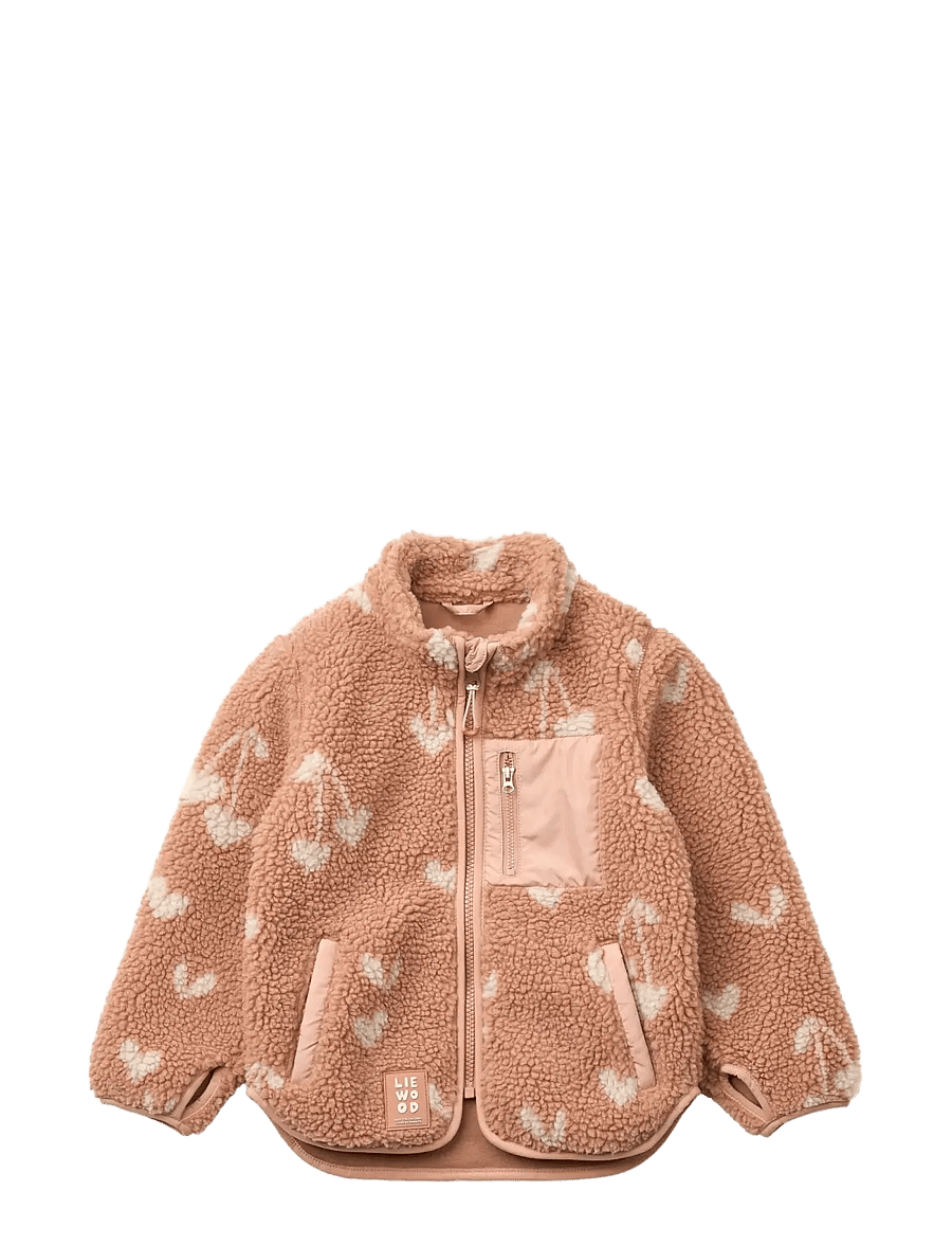 Liewood - Nolan Pile Jacket - fliisjakid - sweethearts / pale tuscany - 1