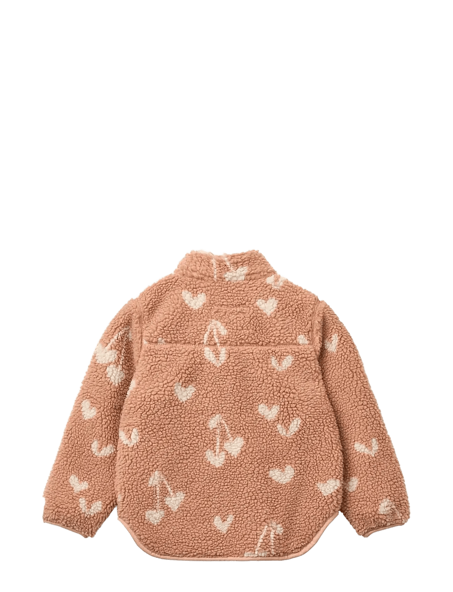 Liewood - Nolan Pile Jacket - fliisjakid - sweethearts / pale tuscany - 2