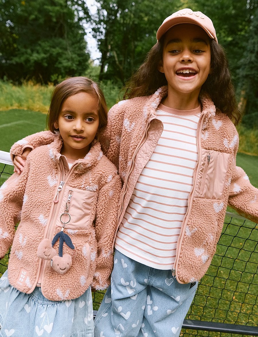 Liewood - Nolan Pile Jacket - fliisjakid - sweethearts / pale tuscany - 0