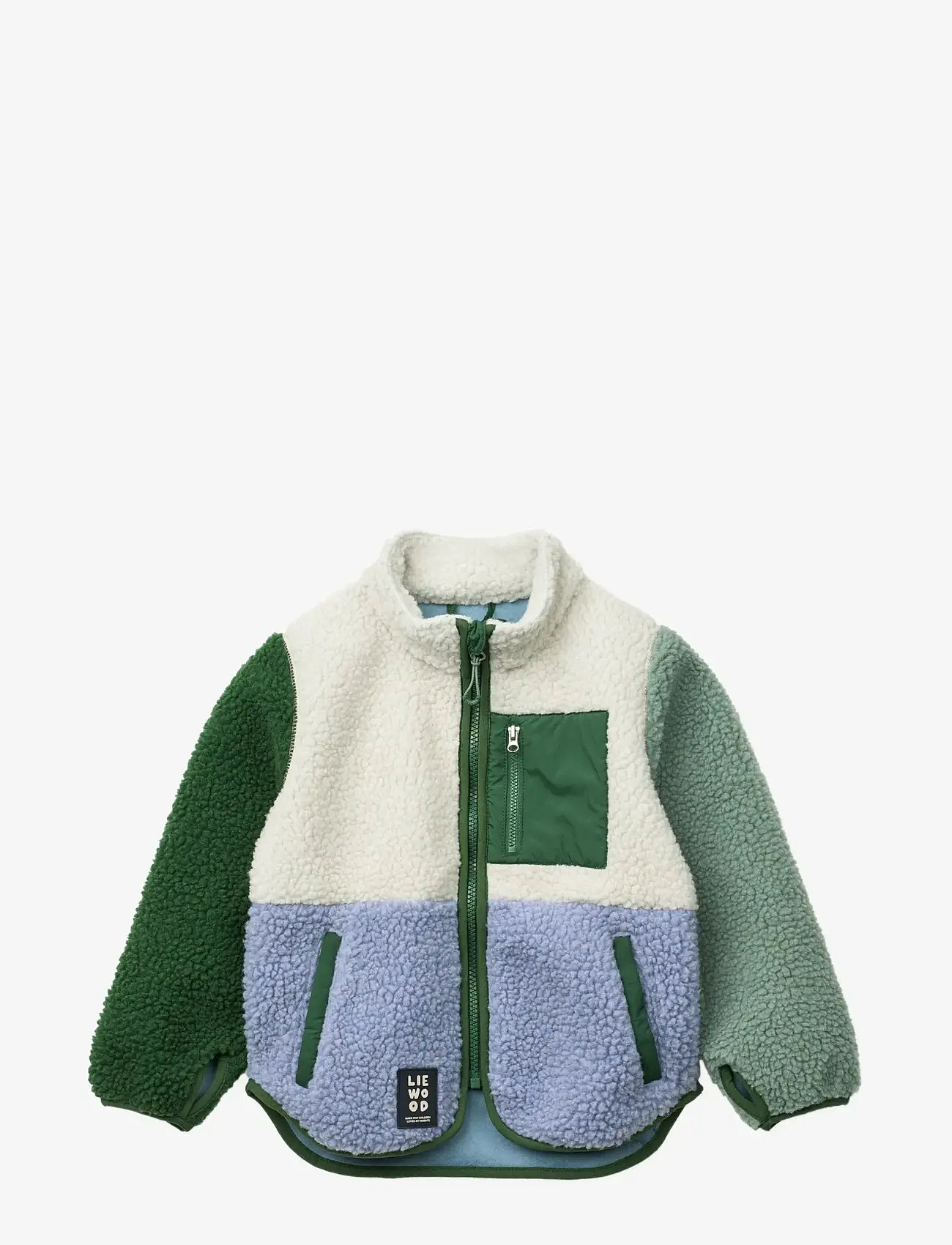 Liewood - Nolan Pile Jacket - fleece jackets - dusty lavender multi mix - 1