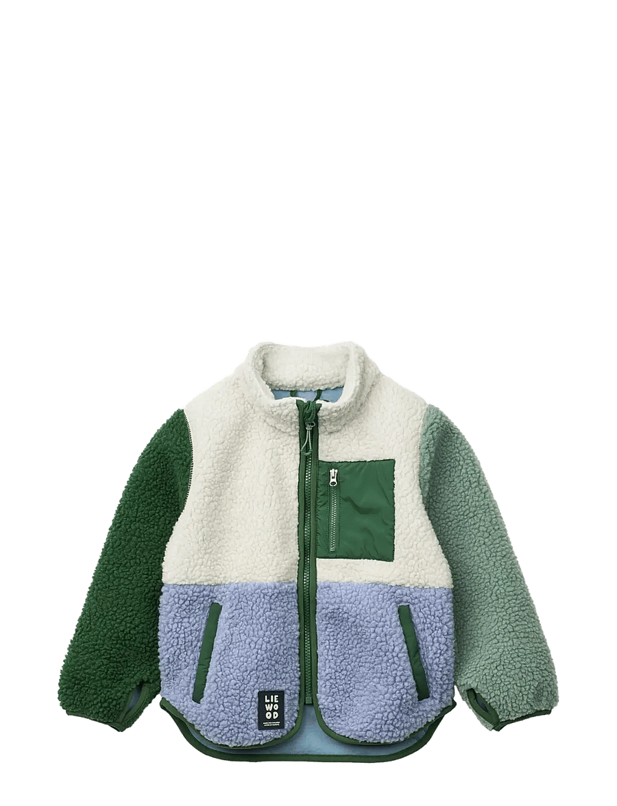 Liewood - Nolan Pile Jacket - fleecejacken - dusty lavender multi mix - 1