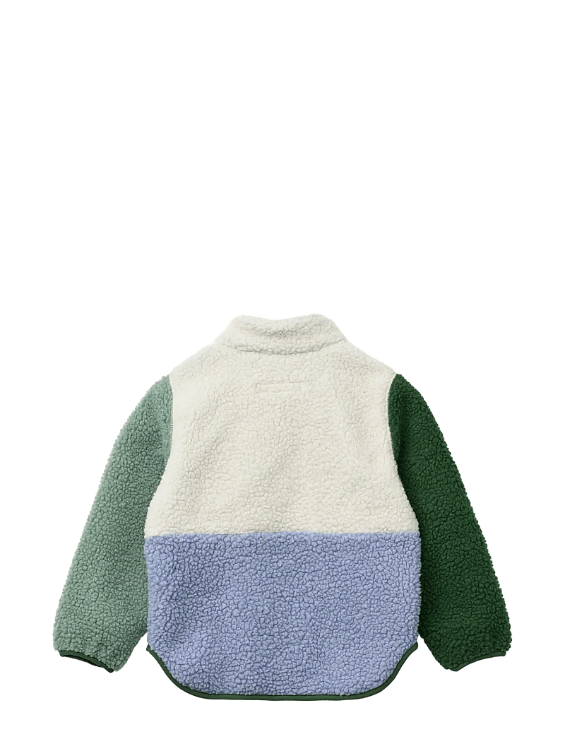 Liewood - Nolan Pile Jacket - fleece jackets - dusty lavender multi mix - 2