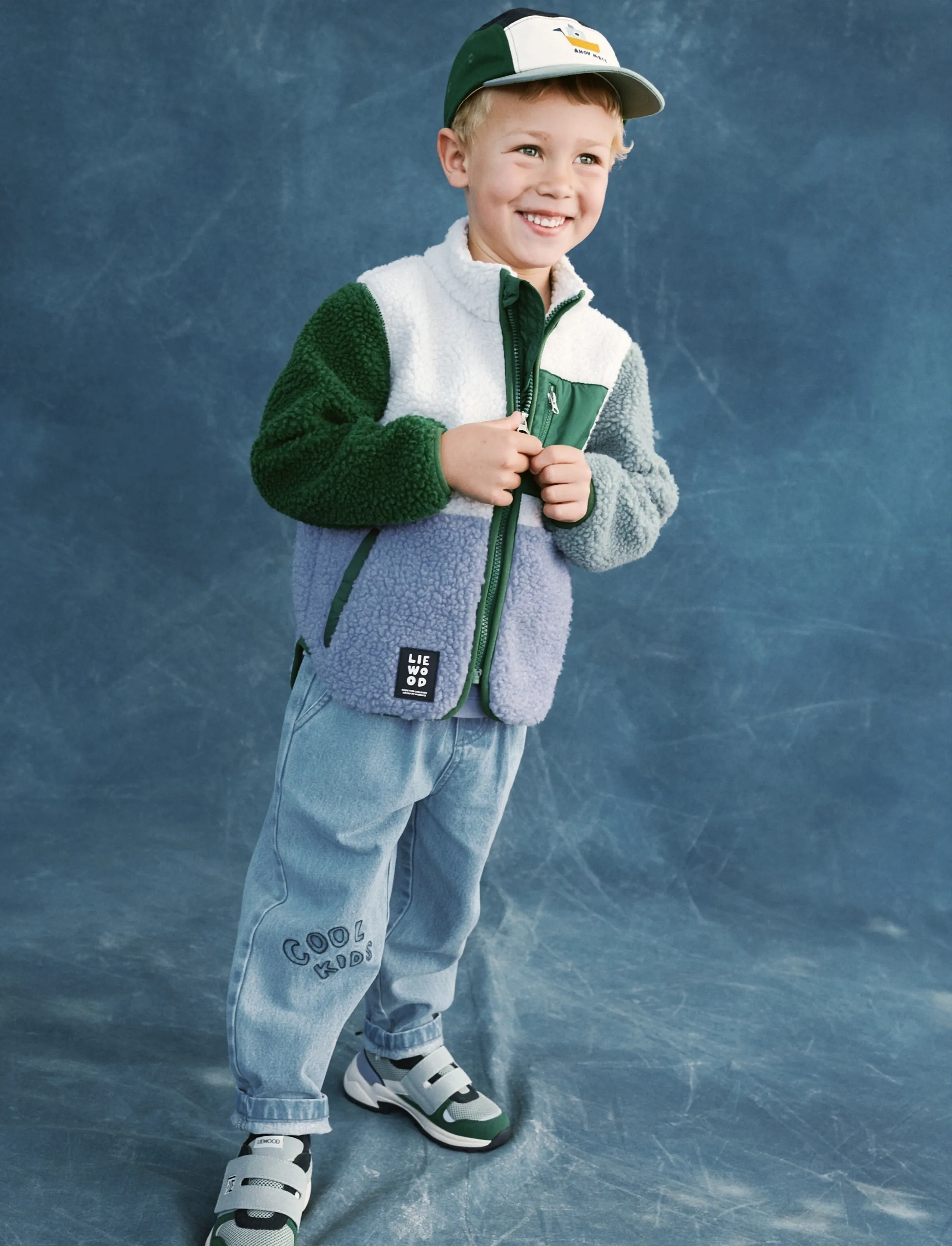 Liewood Nolan Pile Jacket - Liewood - DUSTY LAVENDER MULTI MIX / multi