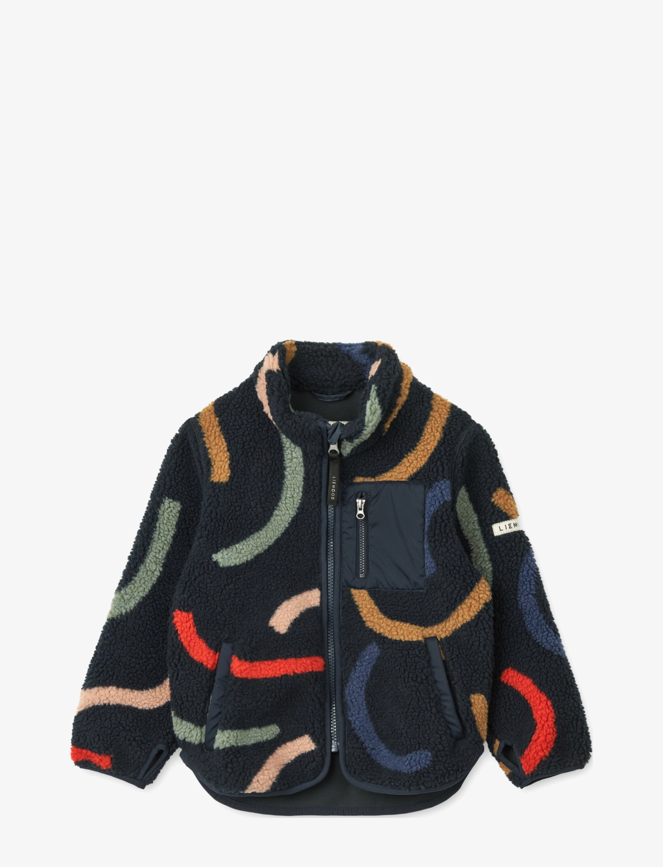 GRAPHIC SWIRLS / CLASSIC NAVY