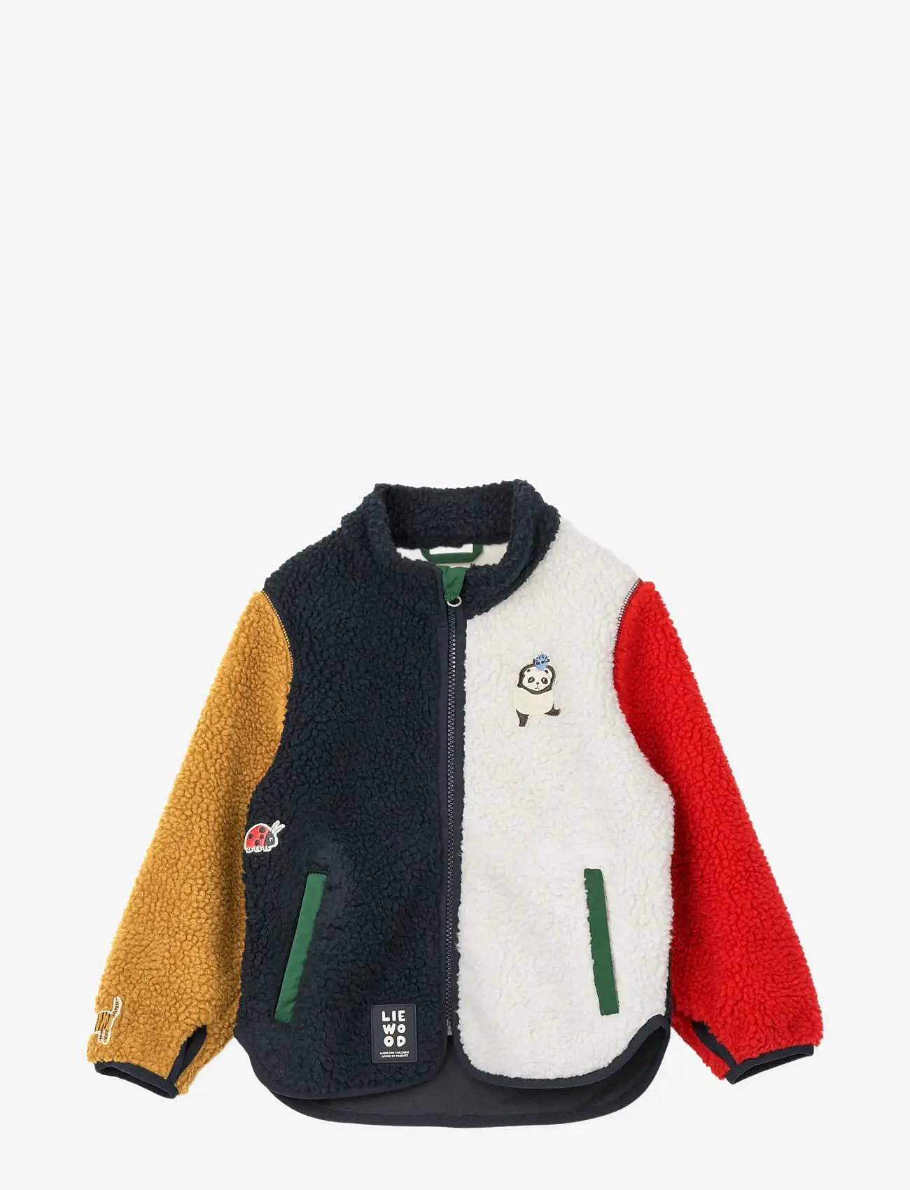 Liewood - Nolan Pile Jacket - fleecejacken - around the world multi mix - 1