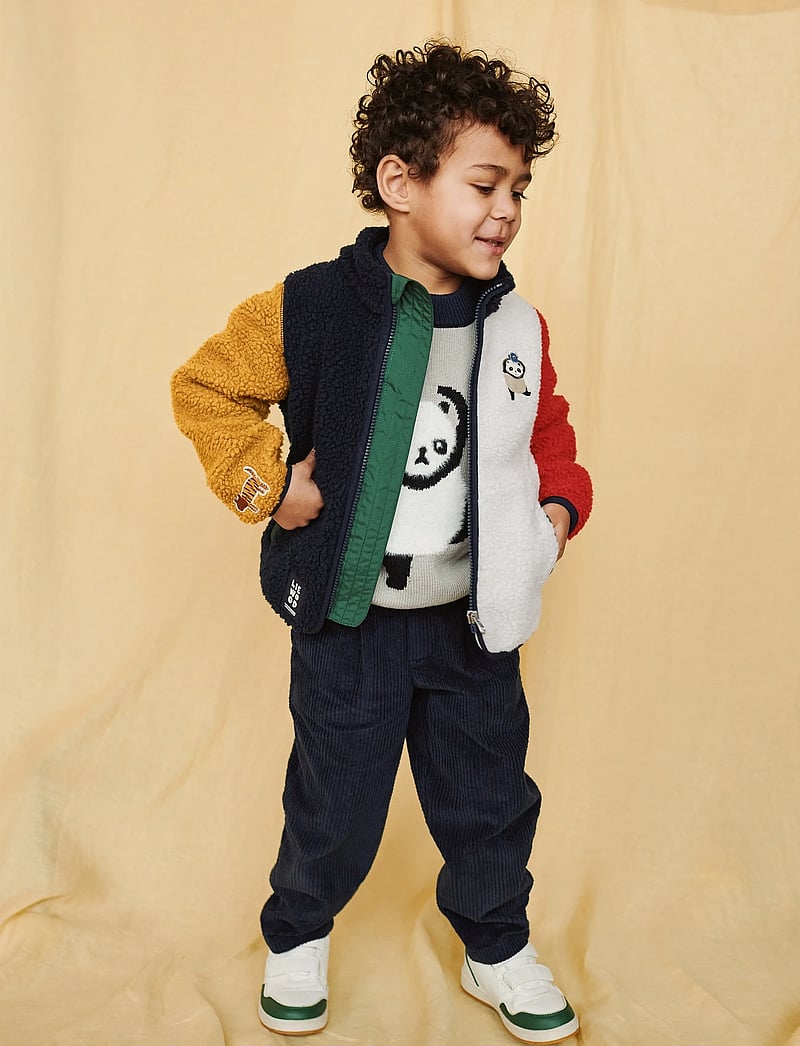 Liewood - Nolan Pile Jacket - fleecejacken - around the world multi mix - 0