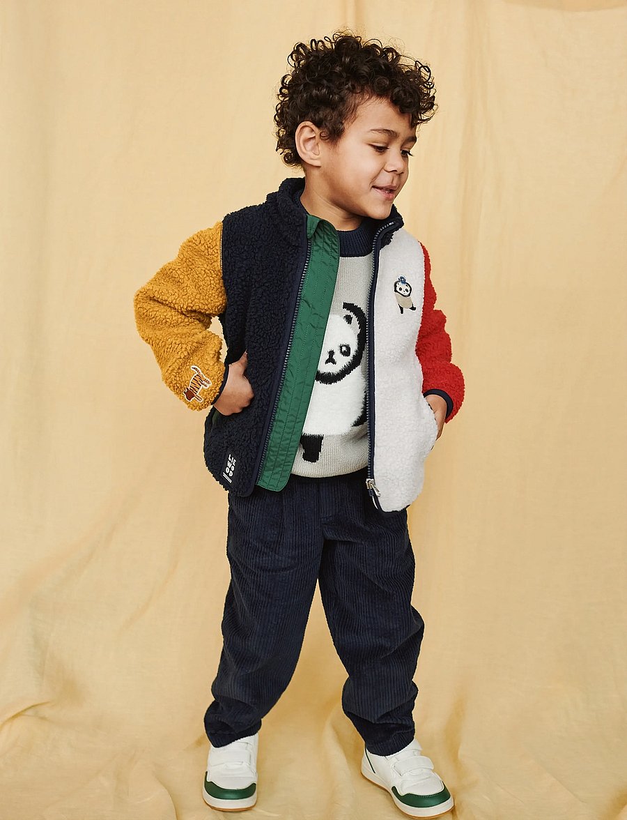 Liewood - Nolan Pile Jacket - fleecejacken - around the world multi mix - 0