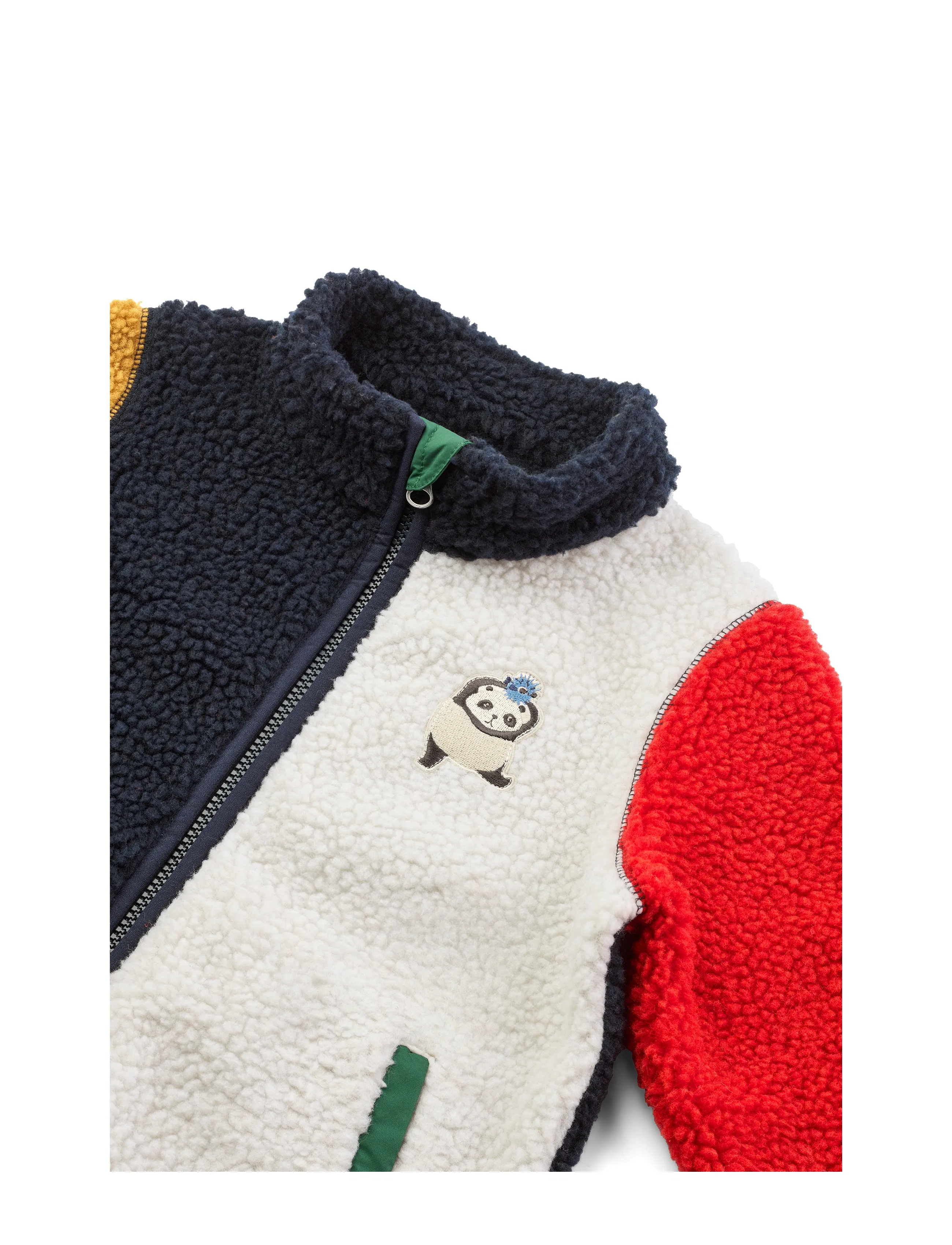 Liewood - Nolan Pile Jacket - fleecejacken - around the world multi mix - 3