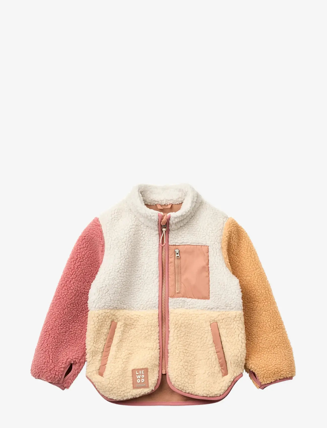 Liewood - Nolan Pile Jacket - fleecejakker - apple blossom multi mix - 0
