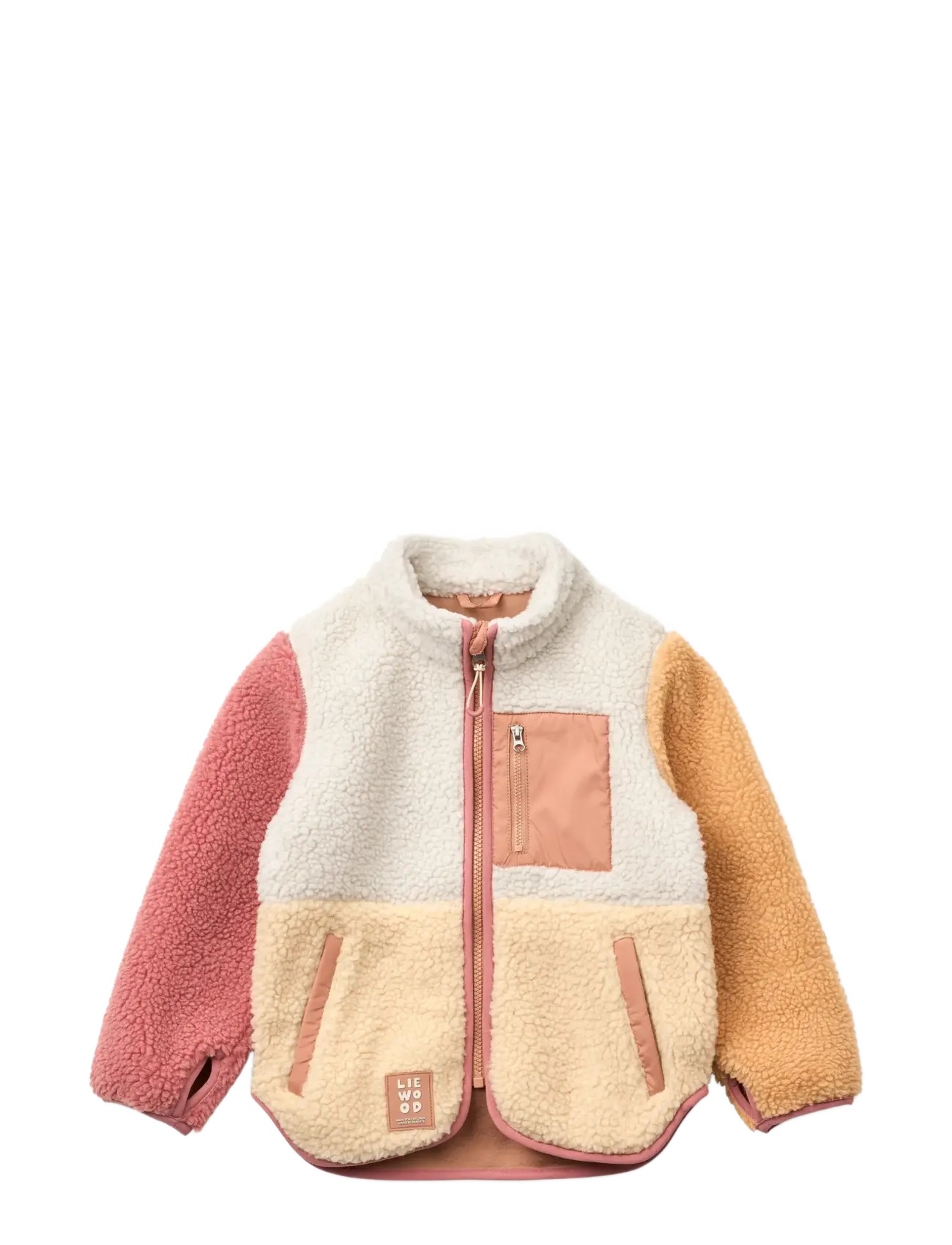 Liewood Nolan Pile Jacket - Overtøj - APPLE BLOSSOM MULTI MIX / pink/rose