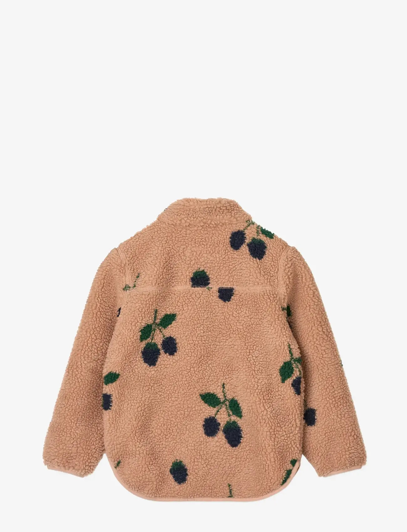 Liewood - Nolan Pile Jacket - fliisjakid - berry / pale tuscany - 1