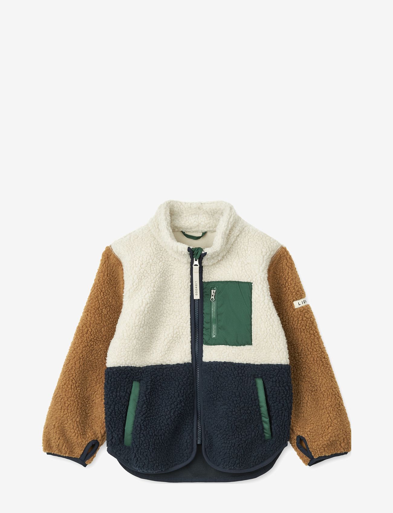 Liewood - Nolan Pile Jacket - fleecejakker - classic navy multi mix - 0