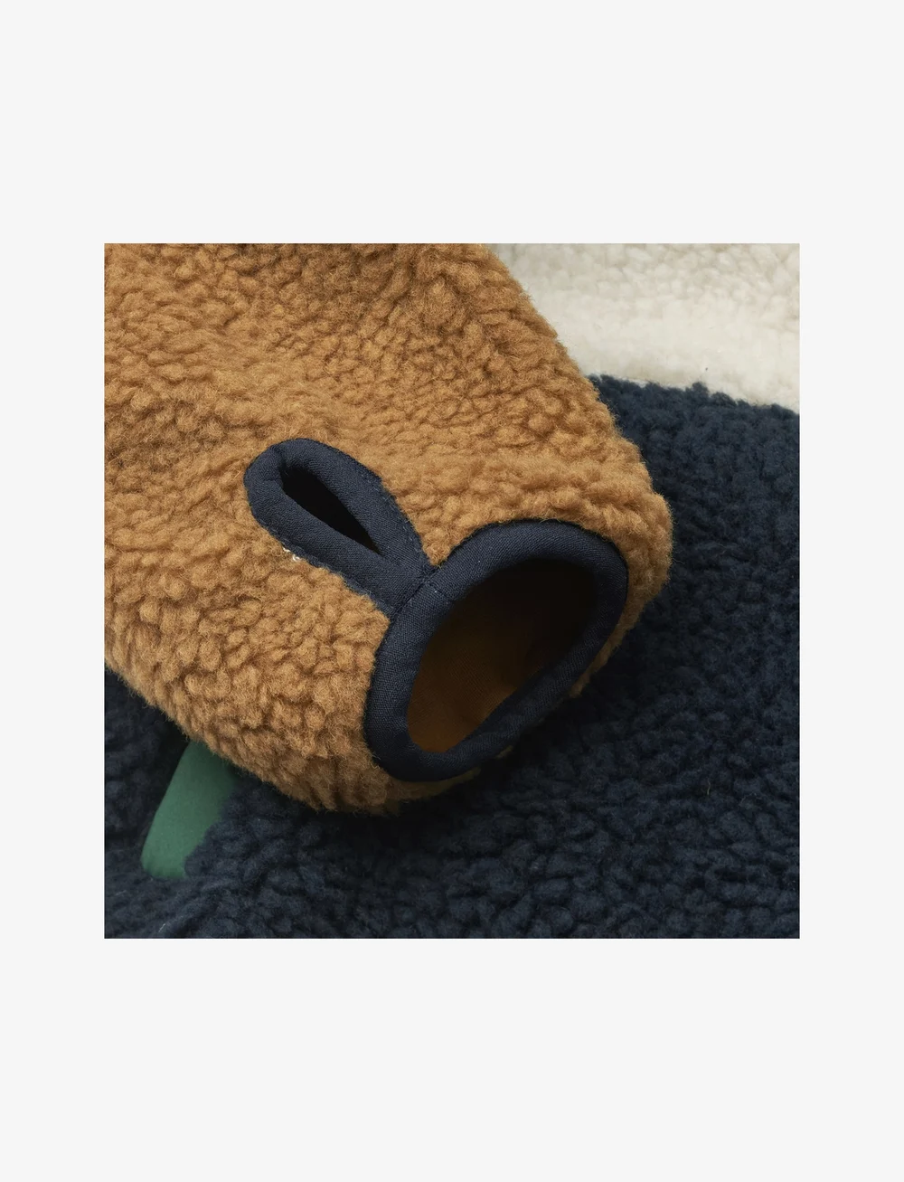 Liewood - Nolan Pile Jacket - fleece jackets - classic navy multi mix - 3