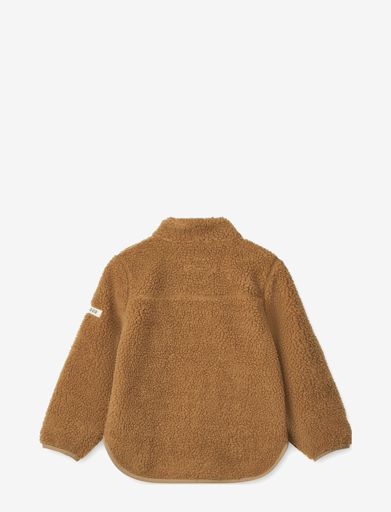 Liewood - Nolan Pile Jacket - fleecejackor - golden caramel oat mix - 1