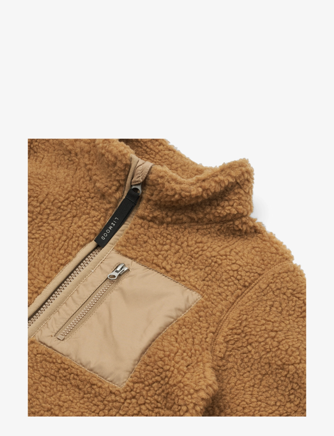 Liewood - Nolan Pile Jacket - fleecejacken - golden caramel oat mix - 2