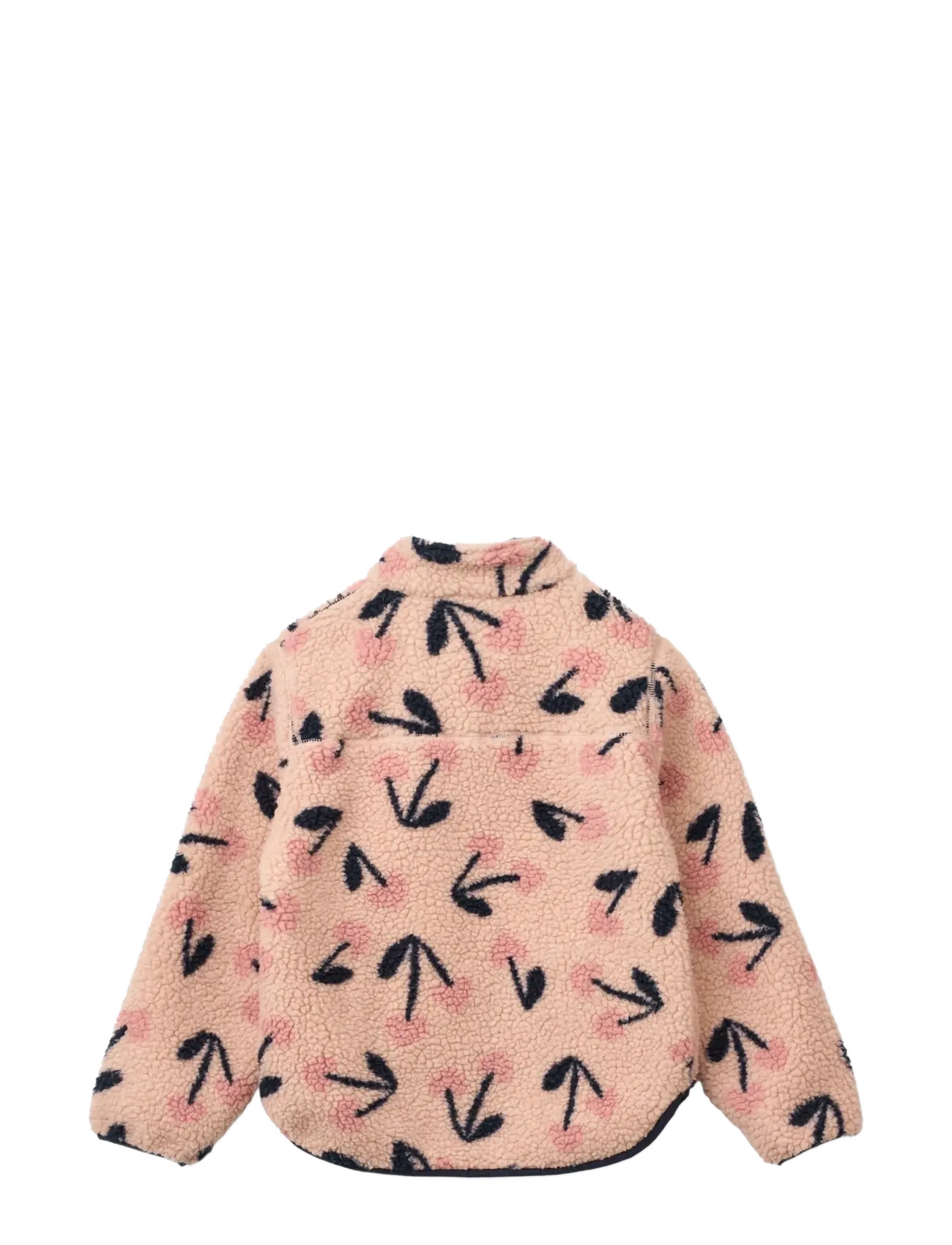 Liewood - Nolan Pile Jacket - fleecejakker - mega cherry heart / rosey - 2