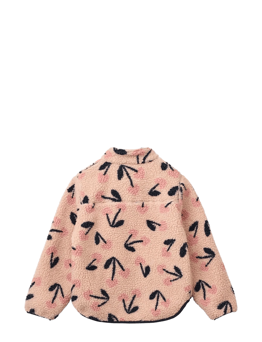 Liewood - Nolan Pile Jacket - fleecejakker - mega cherry heart / rosey - 2