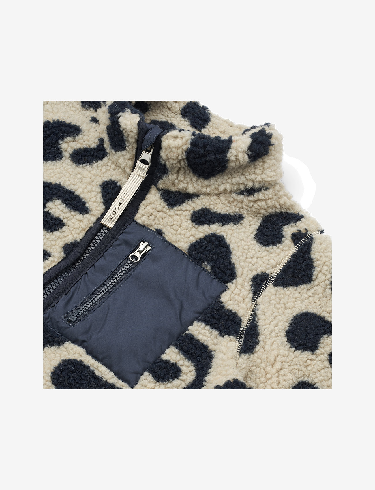 Liewood - Nolan Pile Jacket - efterårsjakker - mega leo mist - 2