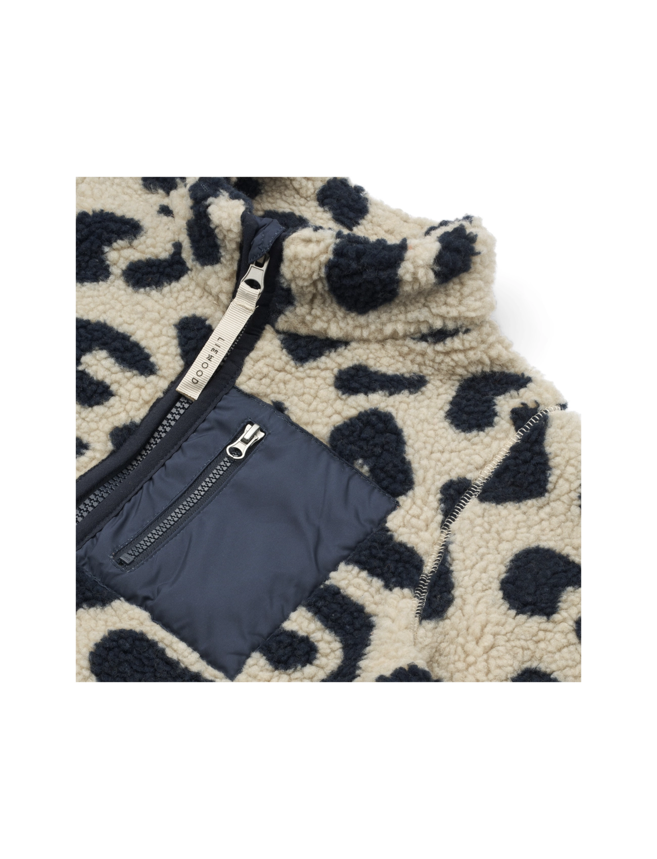 Liewood - Nolan Pile Jacket - höstjackor - mega leo mist - 2