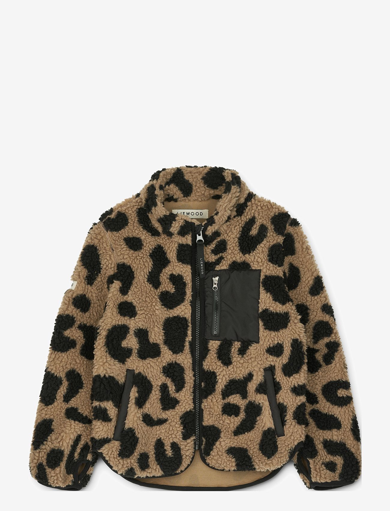 Liewood - Nolan Pile Jacket - fall jackets - mega leo / oat mix - 0
